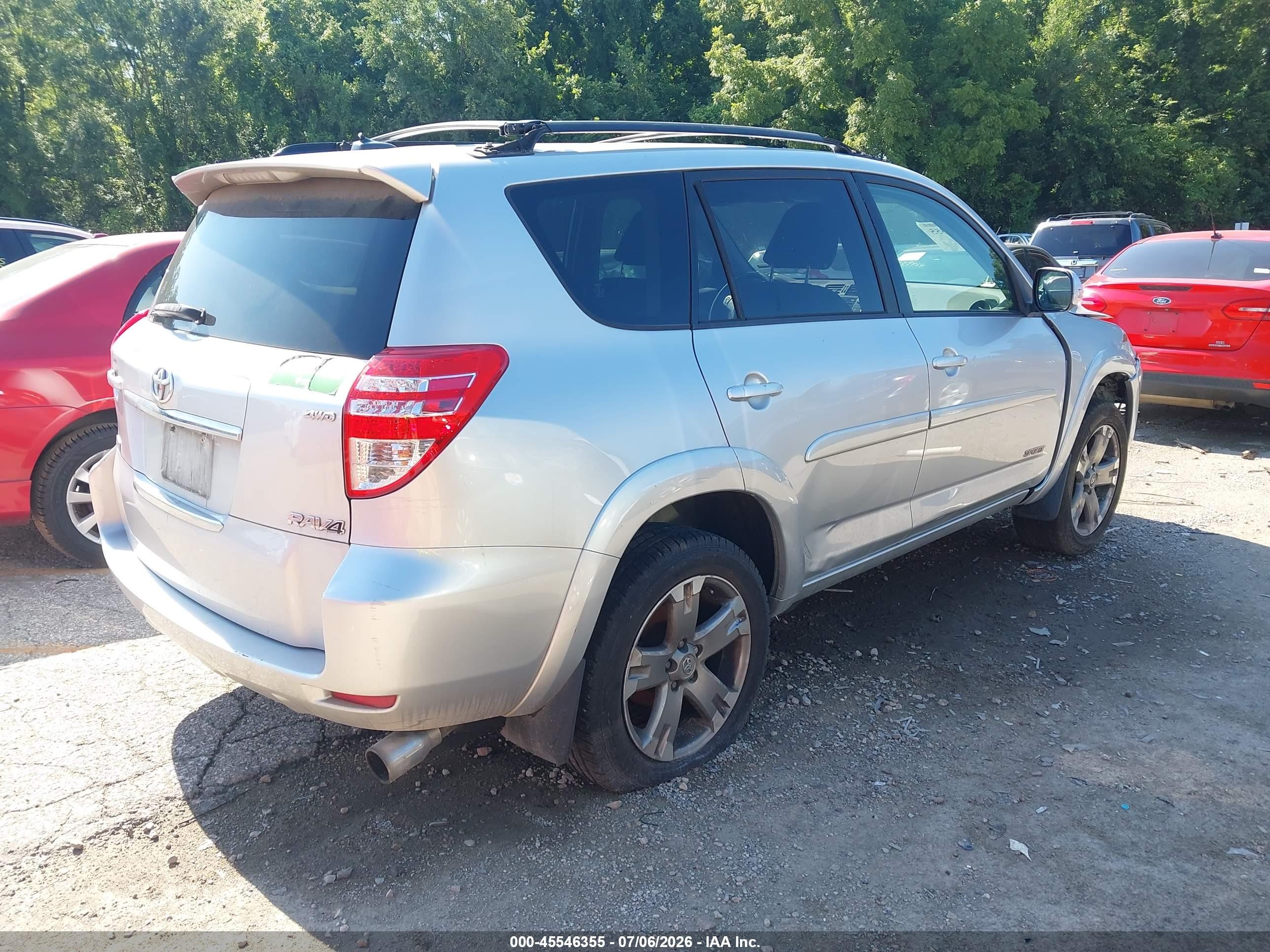 2011 Toyota Rav4 Sport Серый vin: JTMRF4DV0B5049112