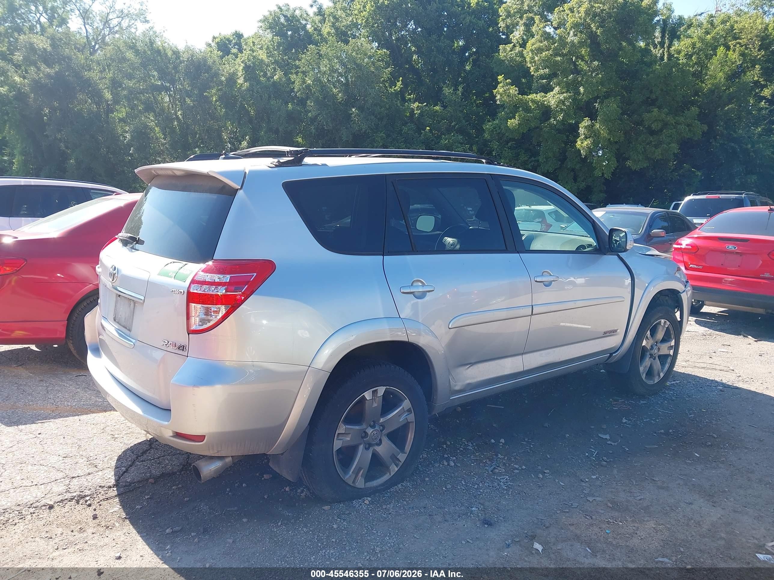 2011 Toyota Rav4 Sport Серый vin: JTMRF4DV0B5049112