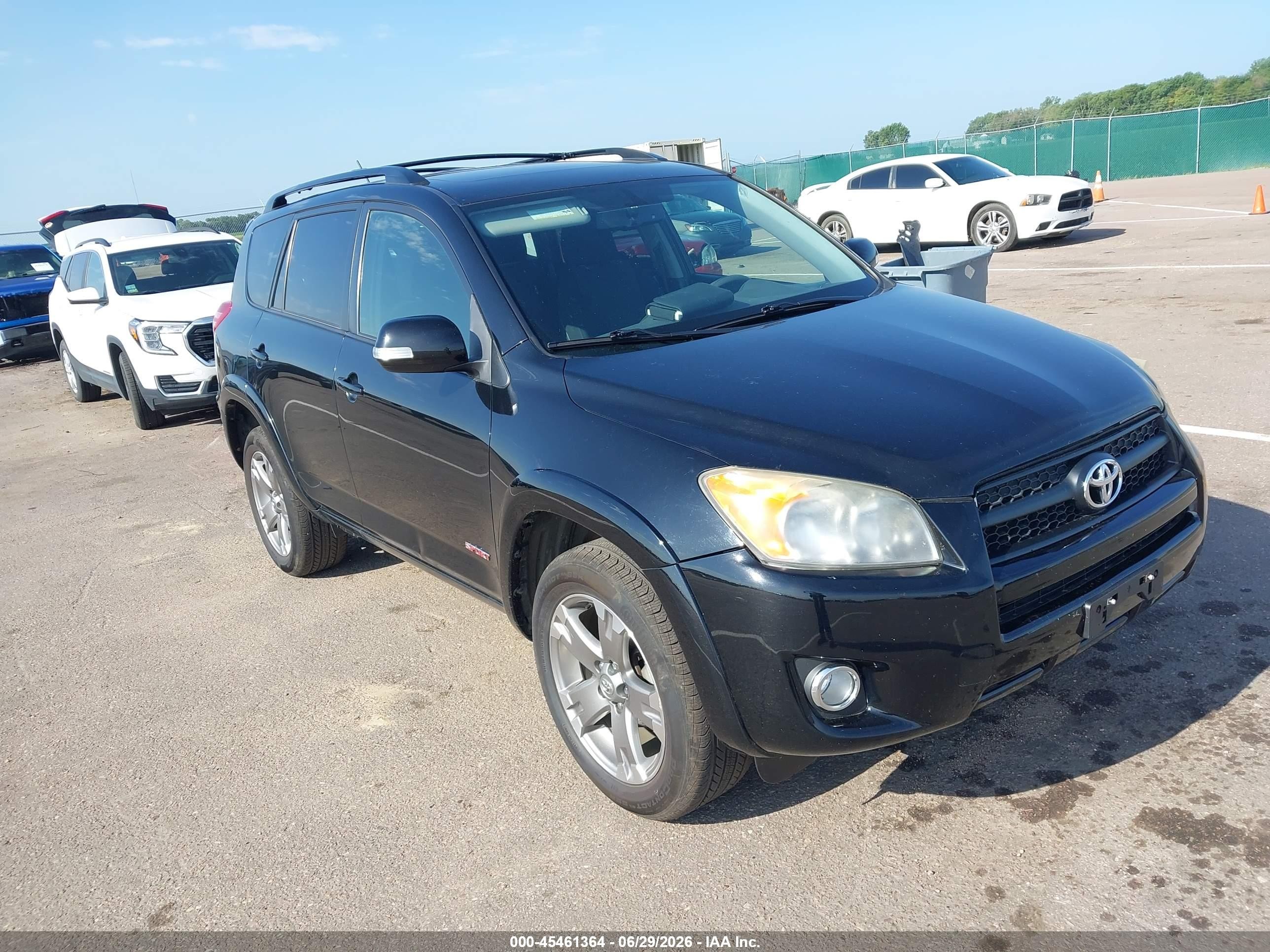 2011 Toyota Rav4 Sport Black vin: JTMRF4DV0B5049398