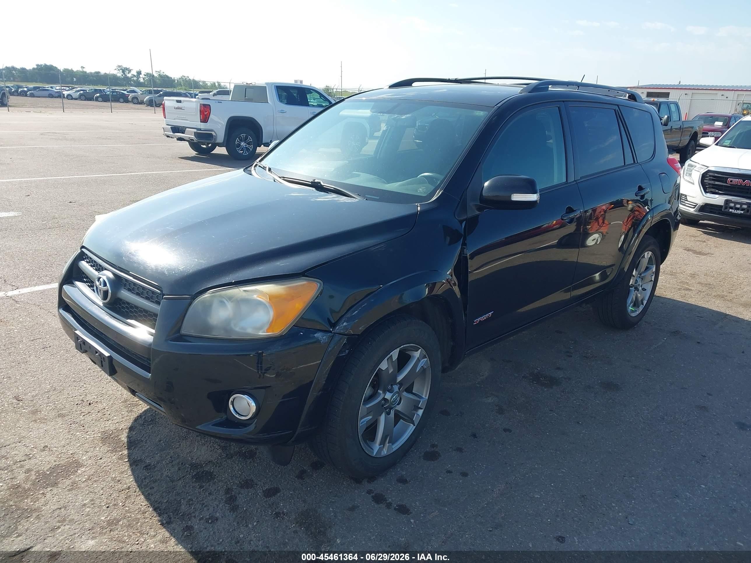 2011 Toyota Rav4 Sport Black vin: JTMRF4DV0B5049398