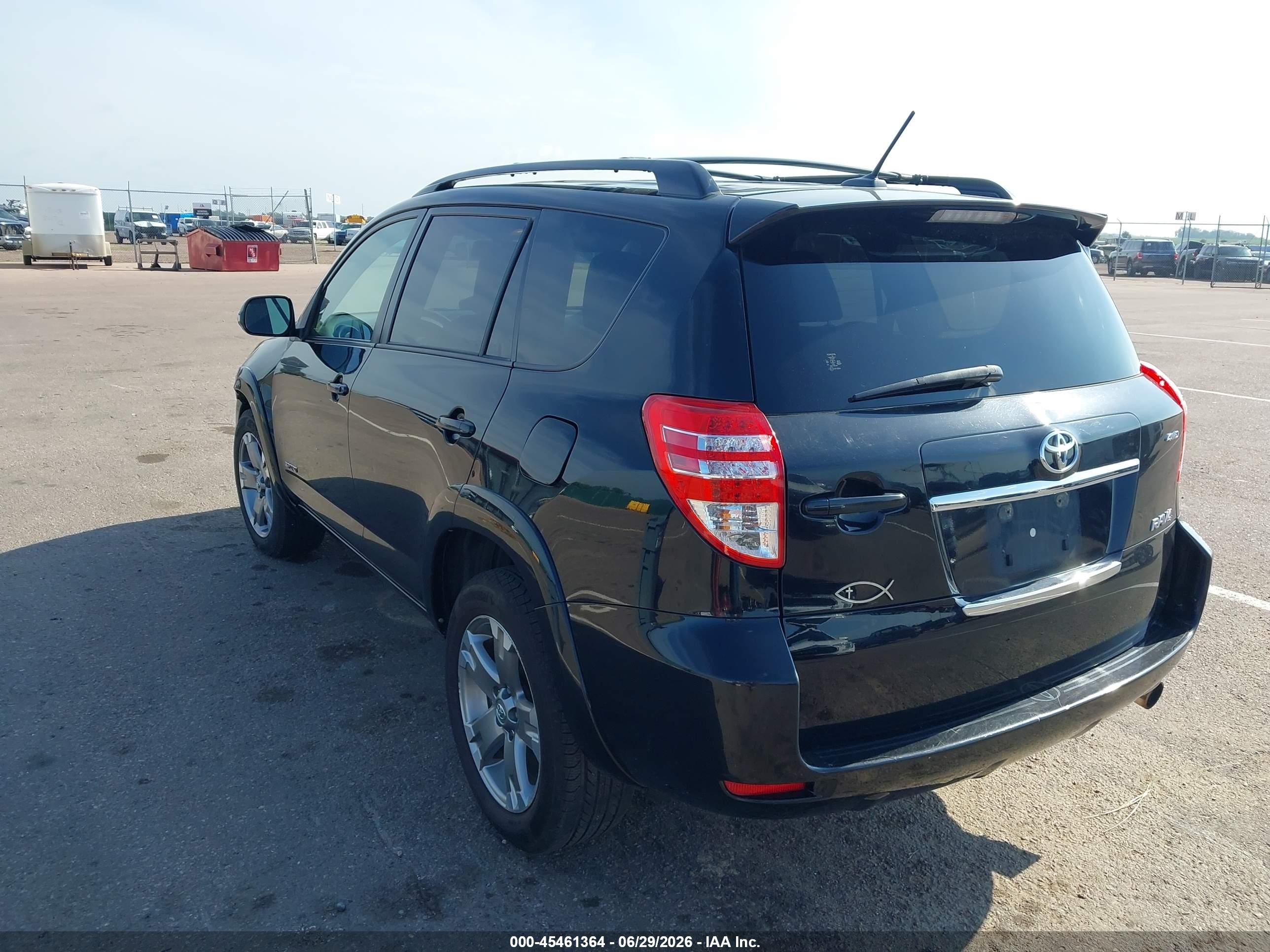 2011 Toyota Rav4 Sport Black vin: JTMRF4DV0B5049398