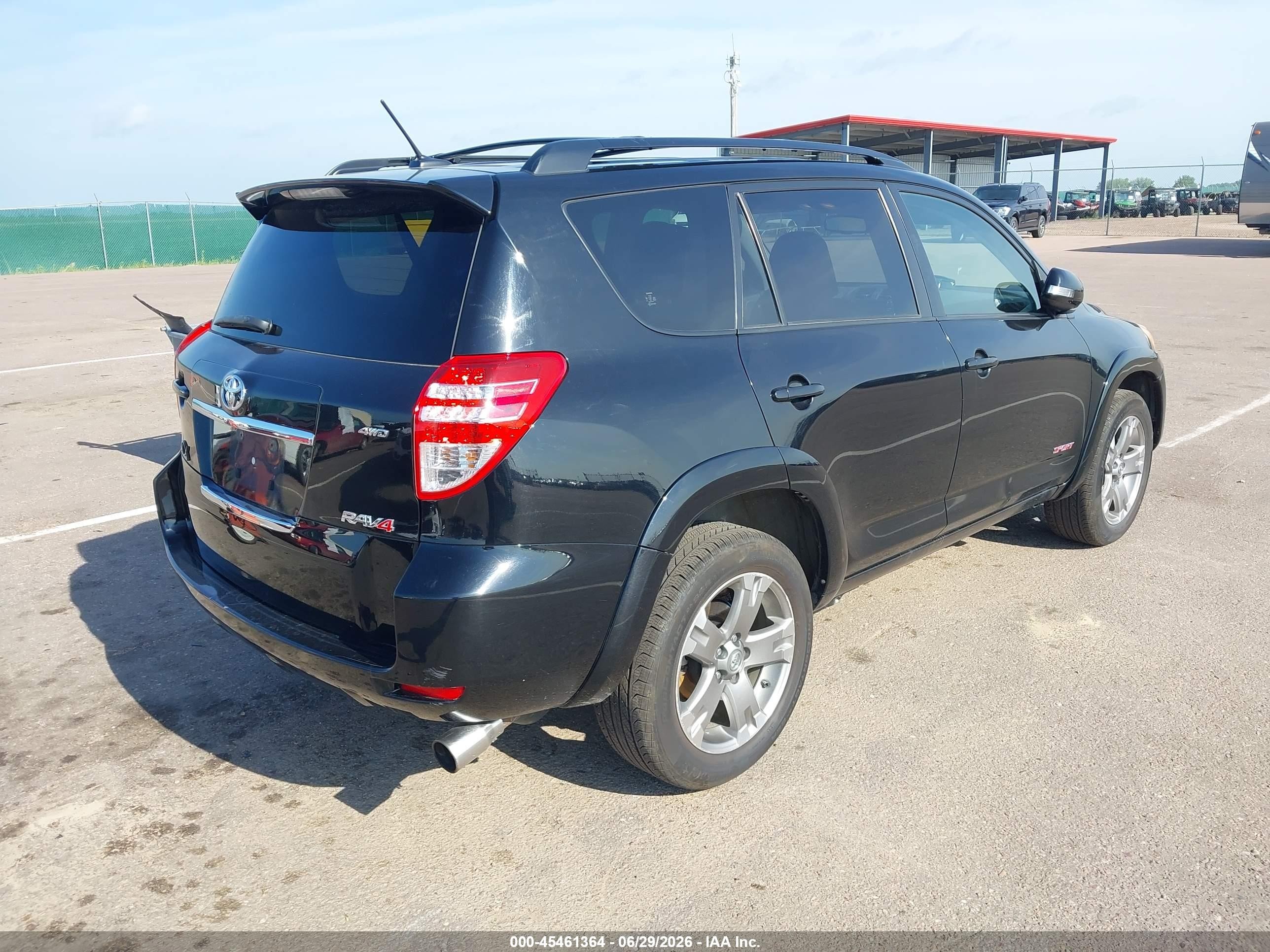 2011 Toyota Rav4 Sport Black vin: JTMRF4DV0B5049398