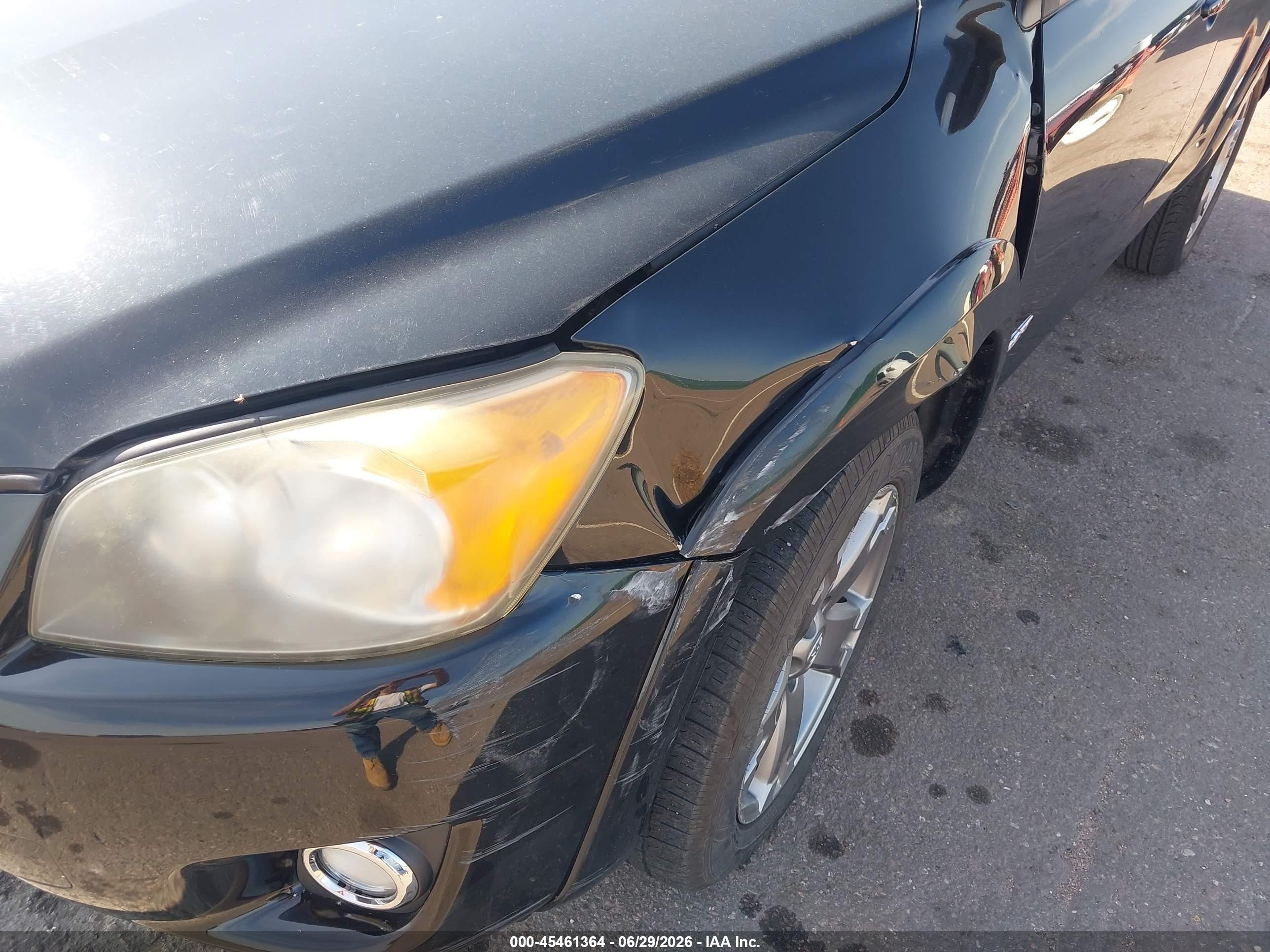 2011 Toyota Rav4 Sport Black vin: JTMRF4DV0B5049398