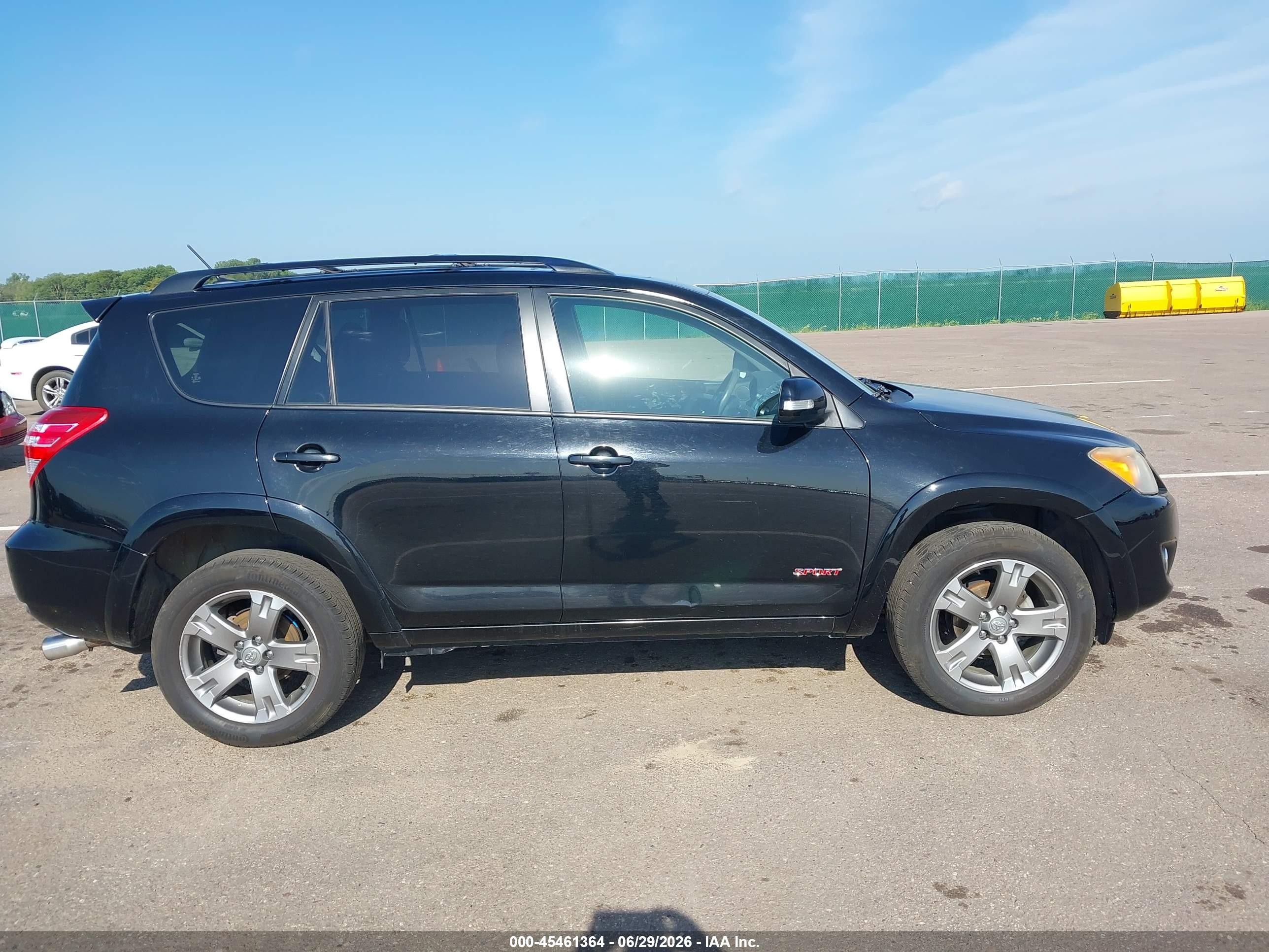 2011 Toyota Rav4 Sport Black vin: JTMRF4DV0B5049398