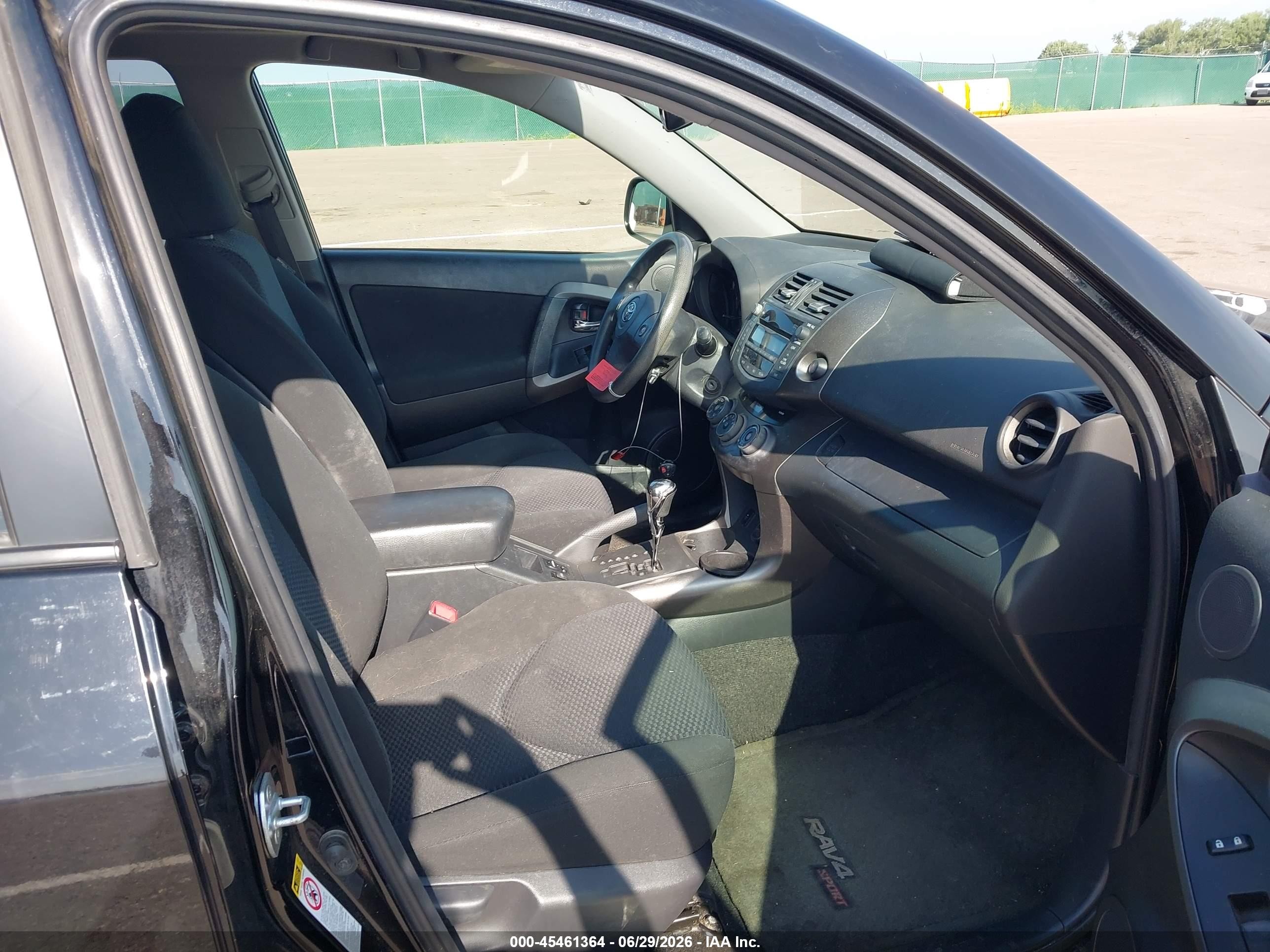 2011 Toyota Rav4 Sport Black vin: JTMRF4DV0B5049398
