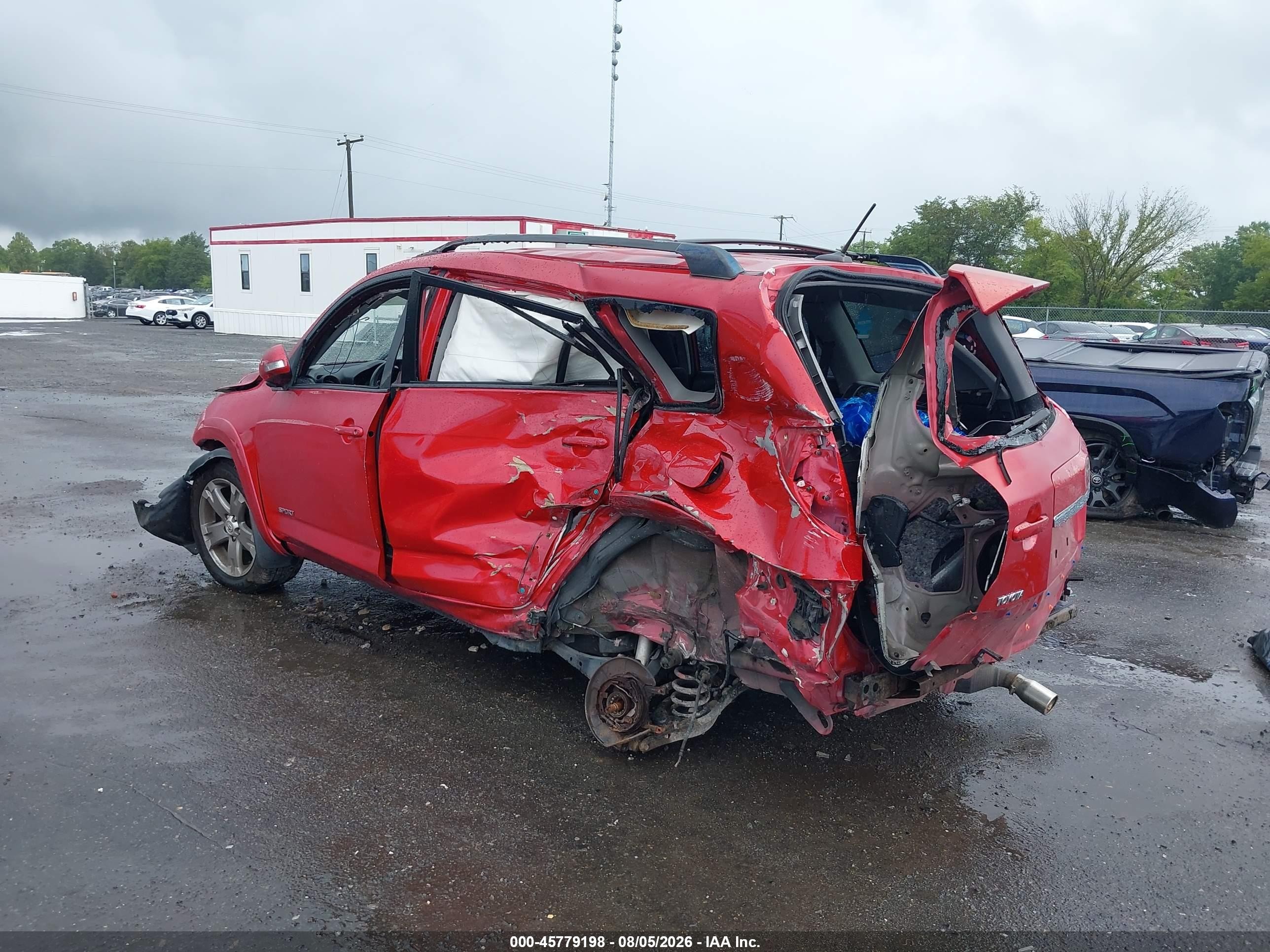 2010 Toyota Rav4 Sport Красный vin: JTMRF4DV1A5033435