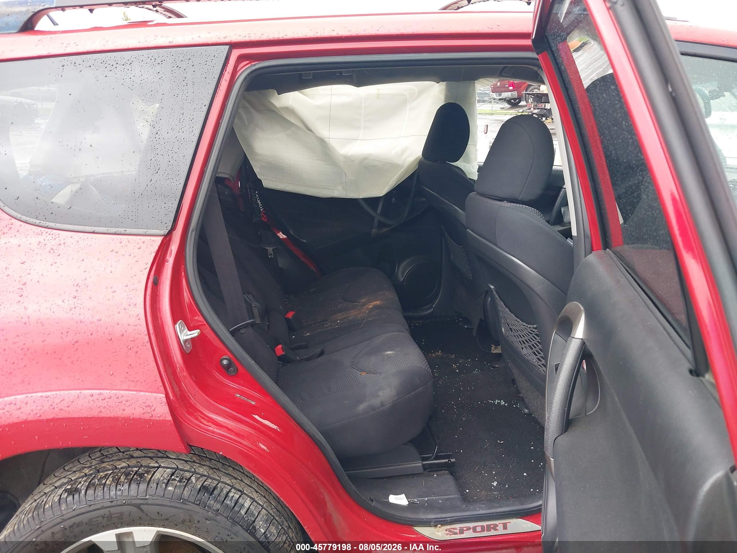 2010 Toyota Rav4 Sport Красный vin: JTMRF4DV1A5033435