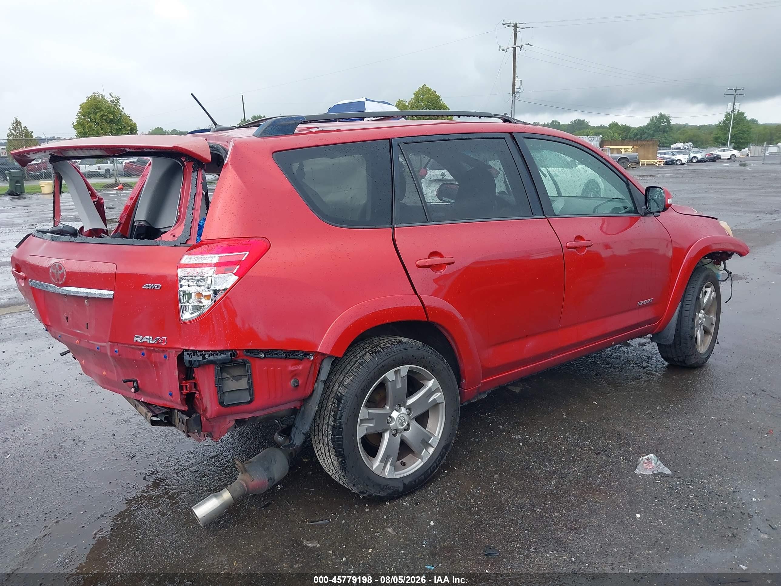 2010 Toyota Rav4 Sport Красный vin: JTMRF4DV1A5033435