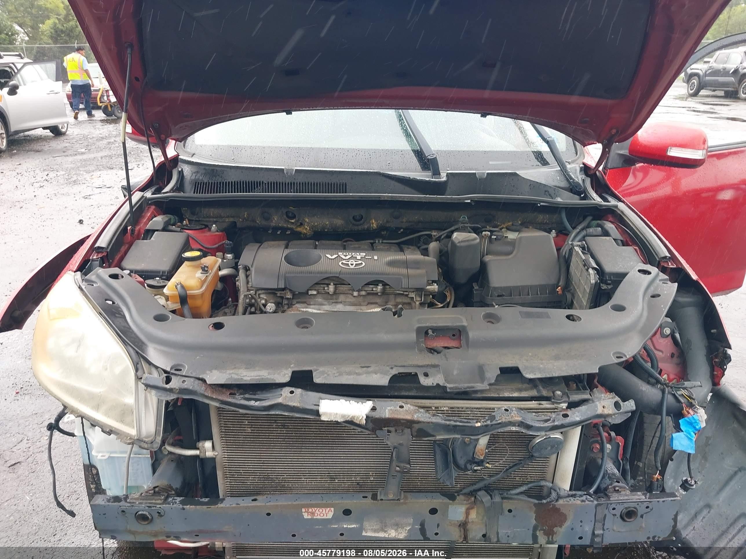 2010 Toyota Rav4 Sport Красный vin: JTMRF4DV1A5033435
