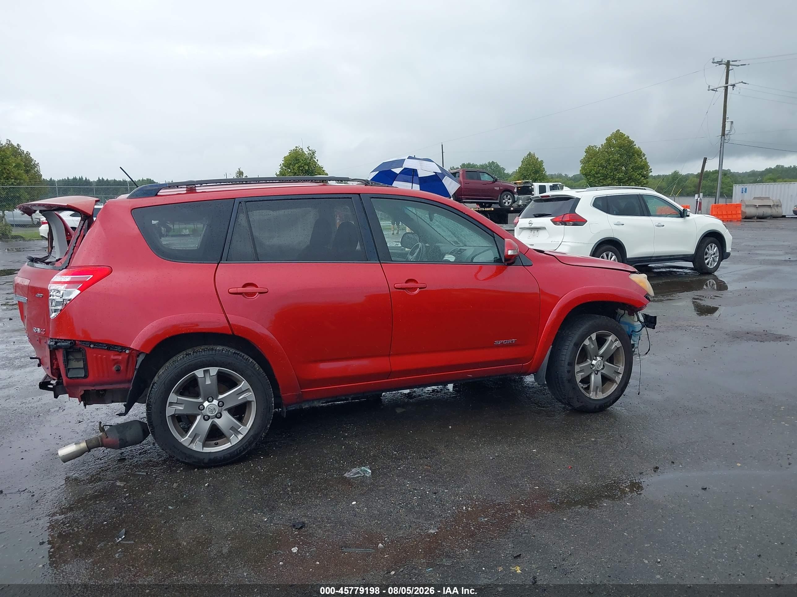 2010 Toyota Rav4 Sport Красный vin: JTMRF4DV1A5033435