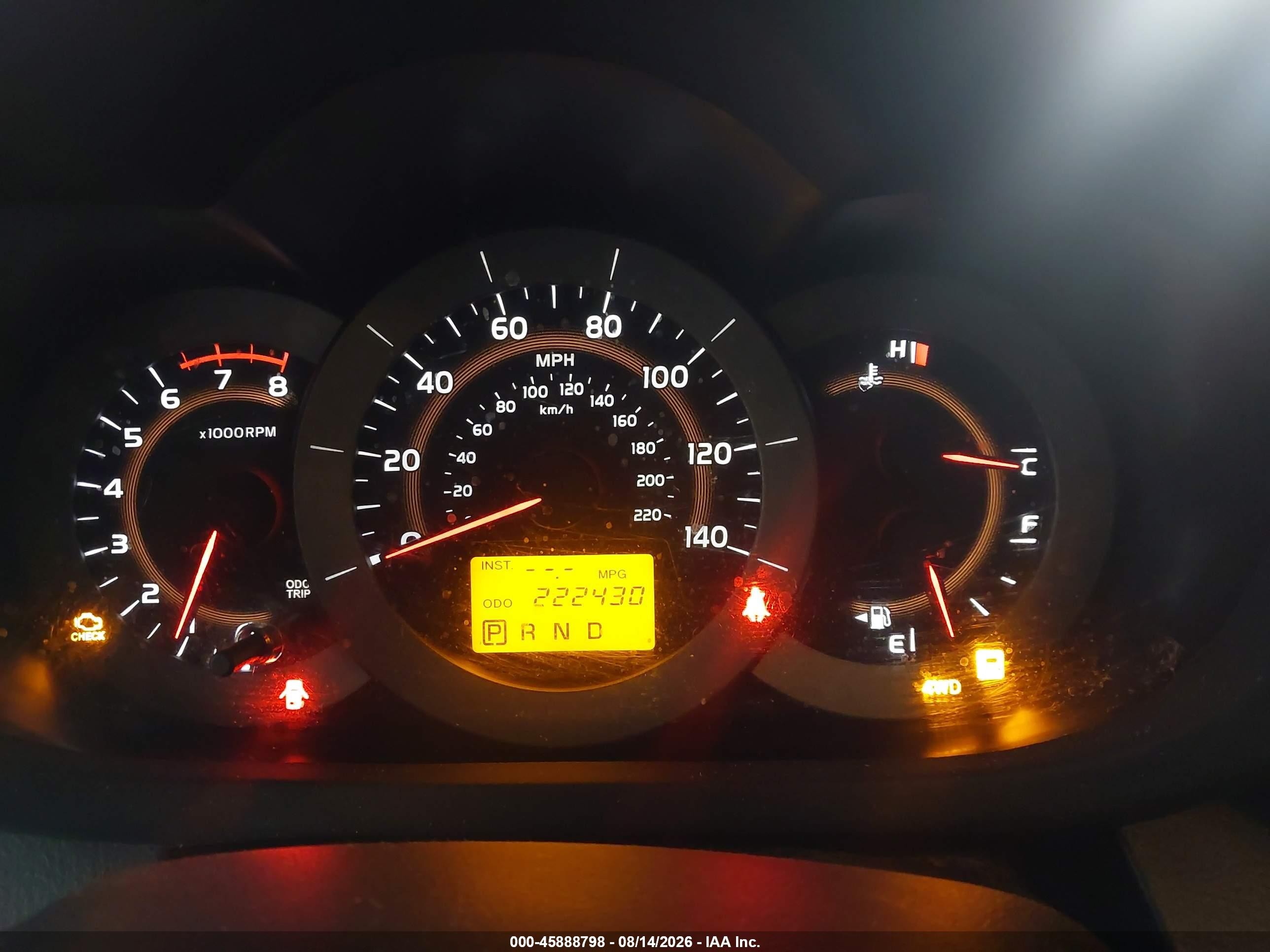 2010 Toyota Rav4 Sport Red vin: JTMRF4DV1A5035735