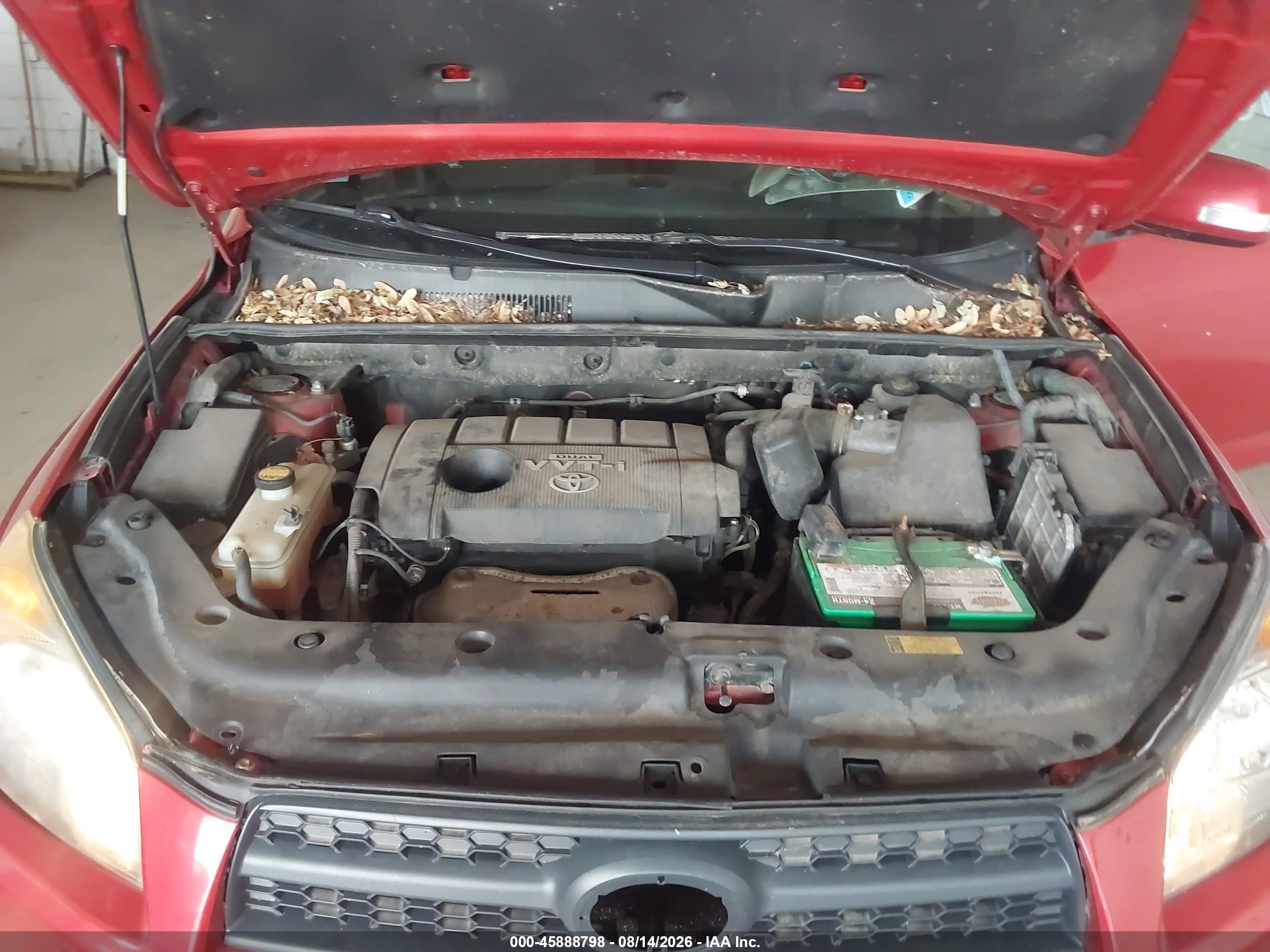 2010 Toyota Rav4 Sport Red vin: JTMRF4DV1A5035735