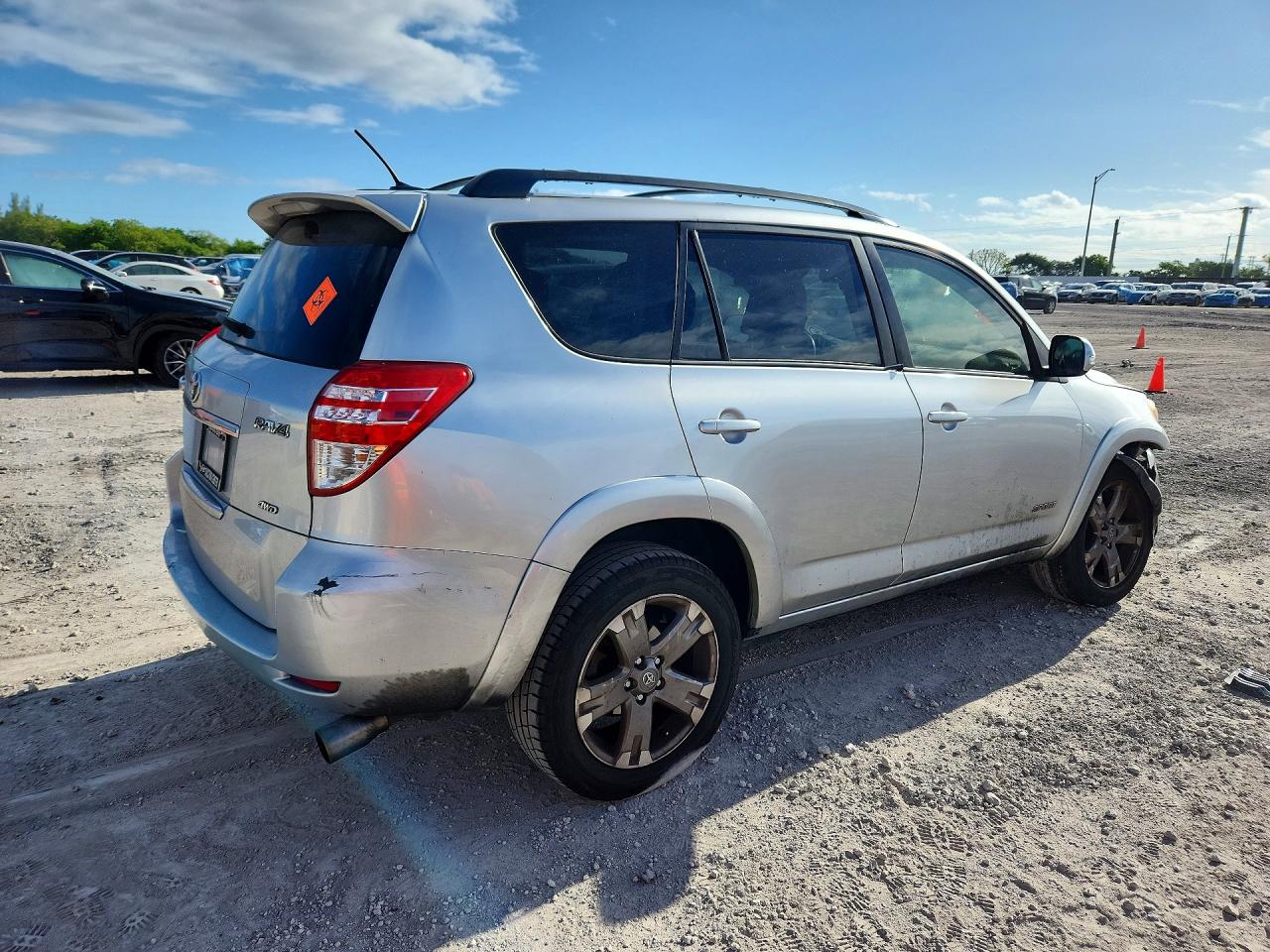 2012 Toyota Rav4 Sport Silver vin: JTMRF4DV1C5057589