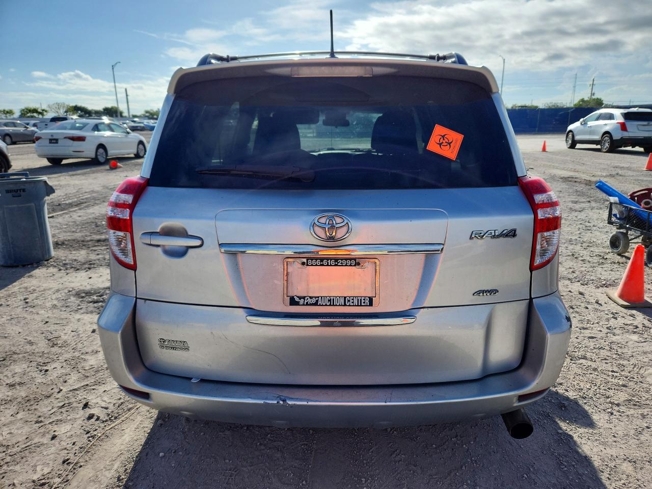 2012 Toyota Rav4 Sport Silver vin: JTMRF4DV1C5057589