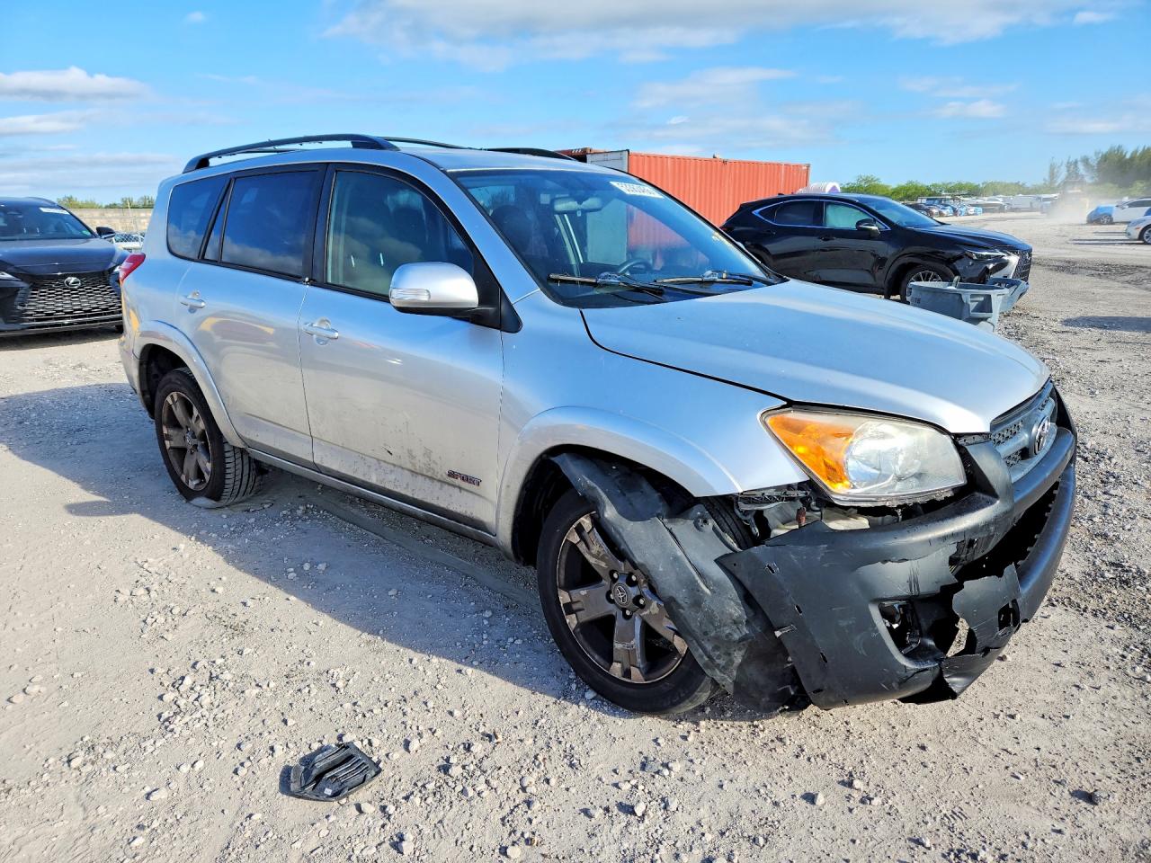 2012 Toyota Rav4 Sport Silver vin: JTMRF4DV1C5057589