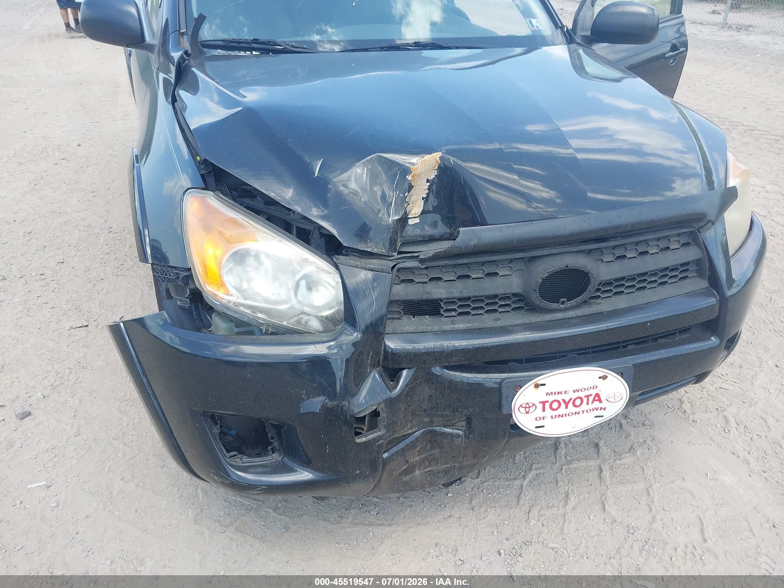 2012 Toyota Rav4 Sport Черный vin: JTMRF4DV1C5057933