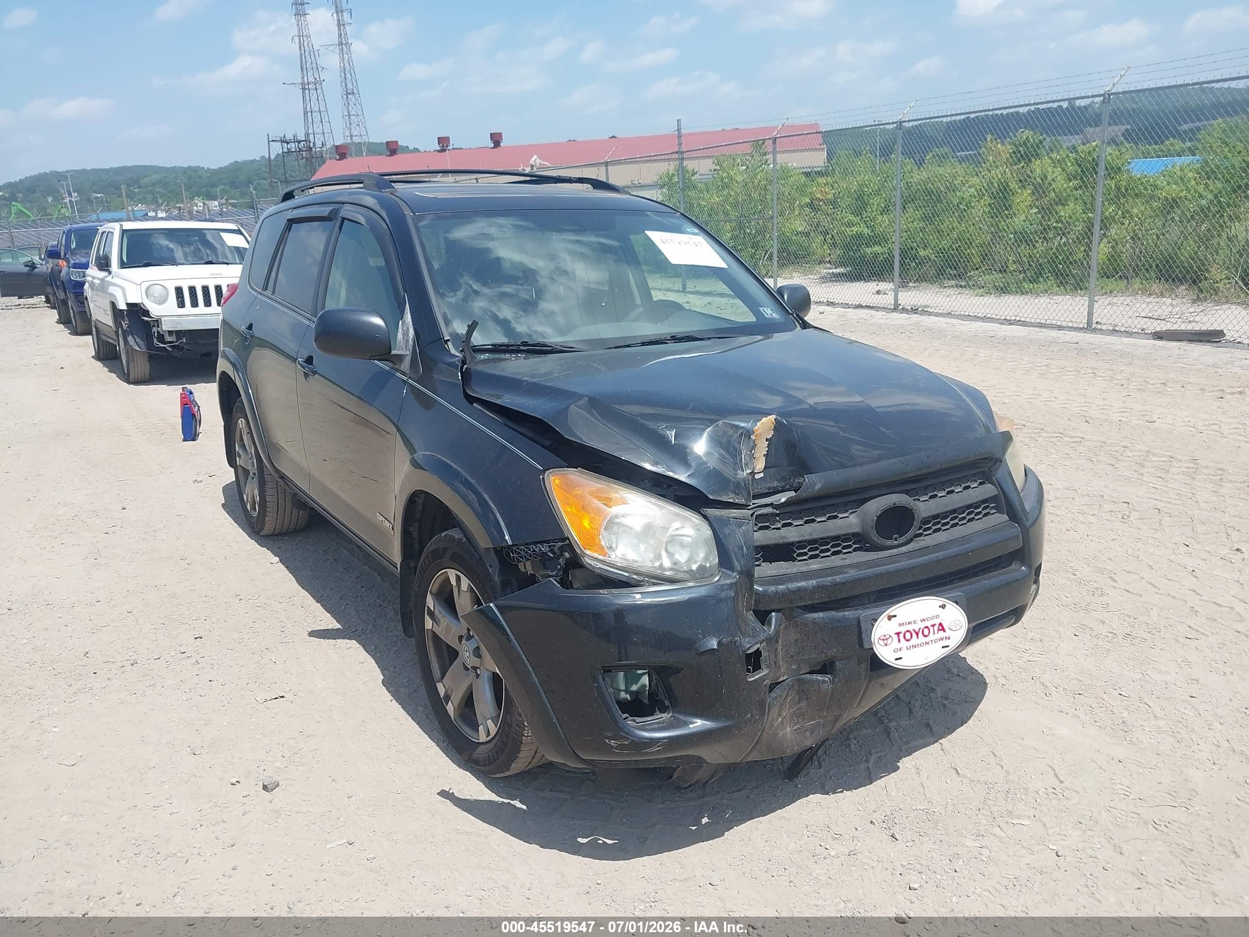 2012 Toyota Rav4 Sport Черный vin: JTMRF4DV1C5057933
