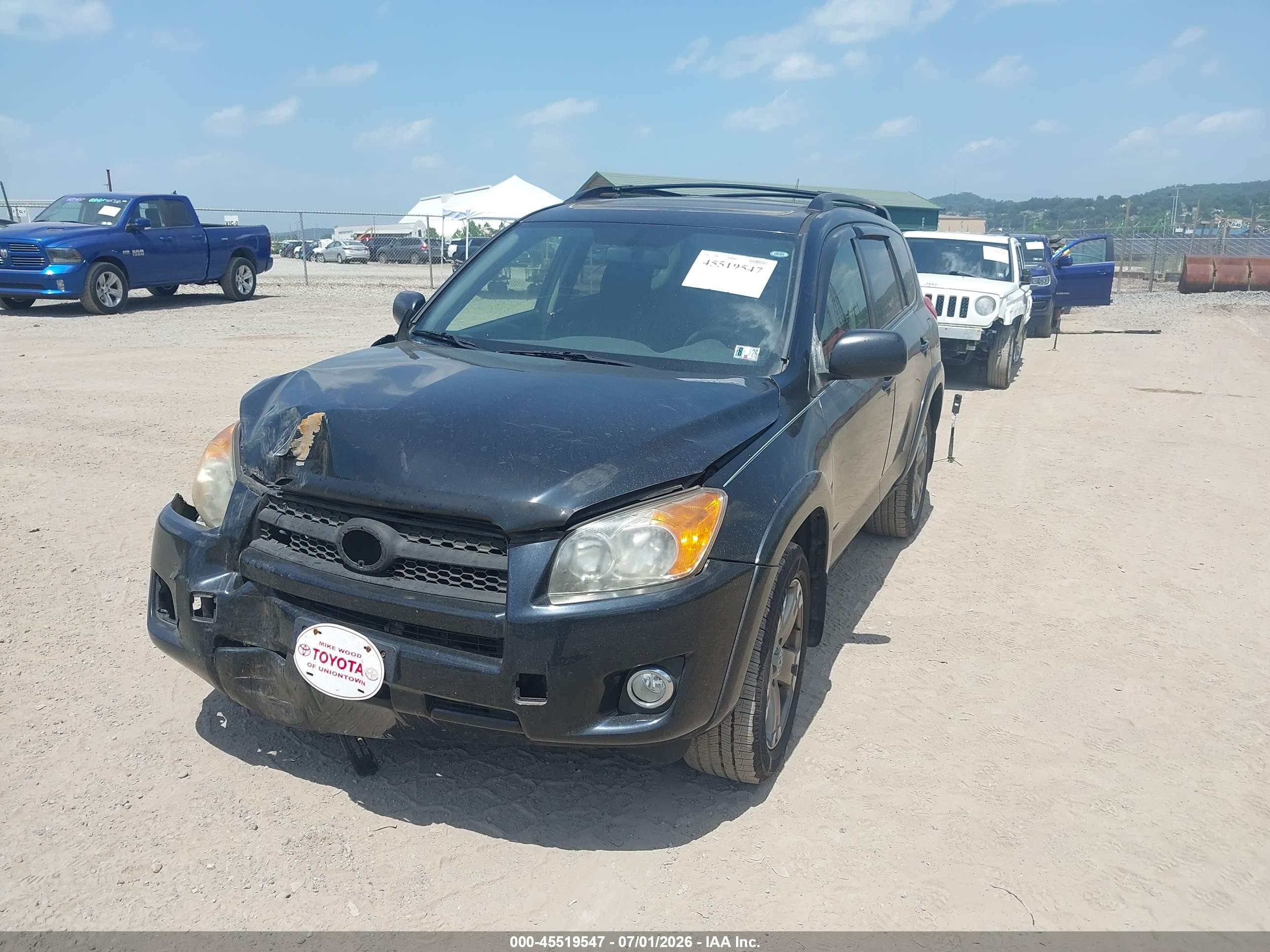 2012 Toyota Rav4 Sport Черный vin: JTMRF4DV1C5057933