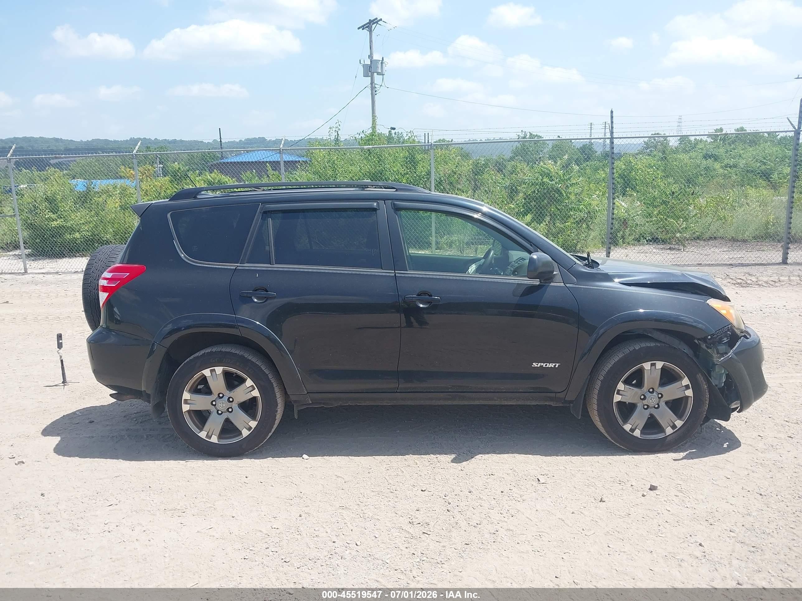 2012 Toyota Rav4 Sport Черный vin: JTMRF4DV1C5057933