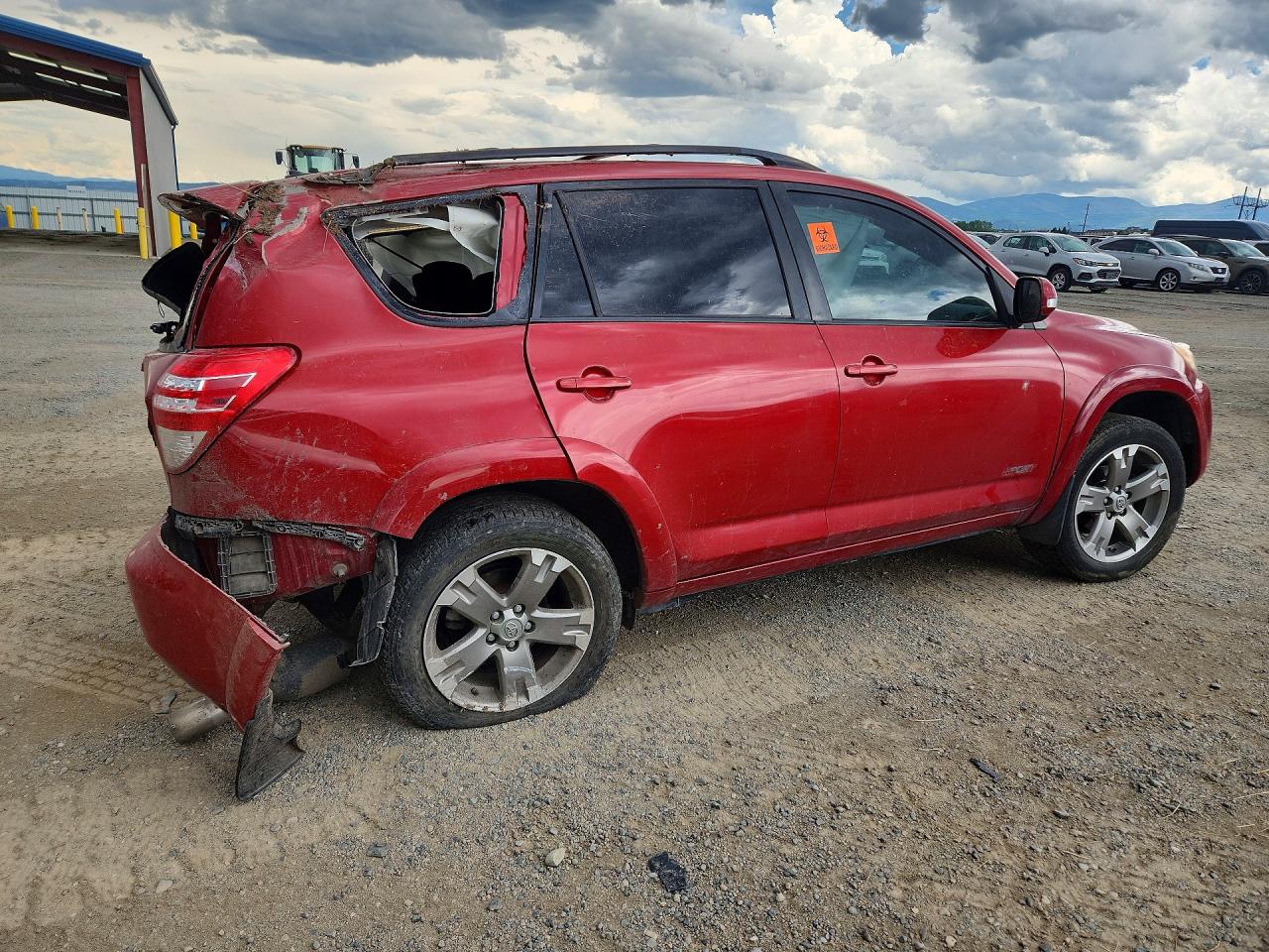2010 Toyota Rav4 Sport Red vin: JTMRF4DV3A5030309