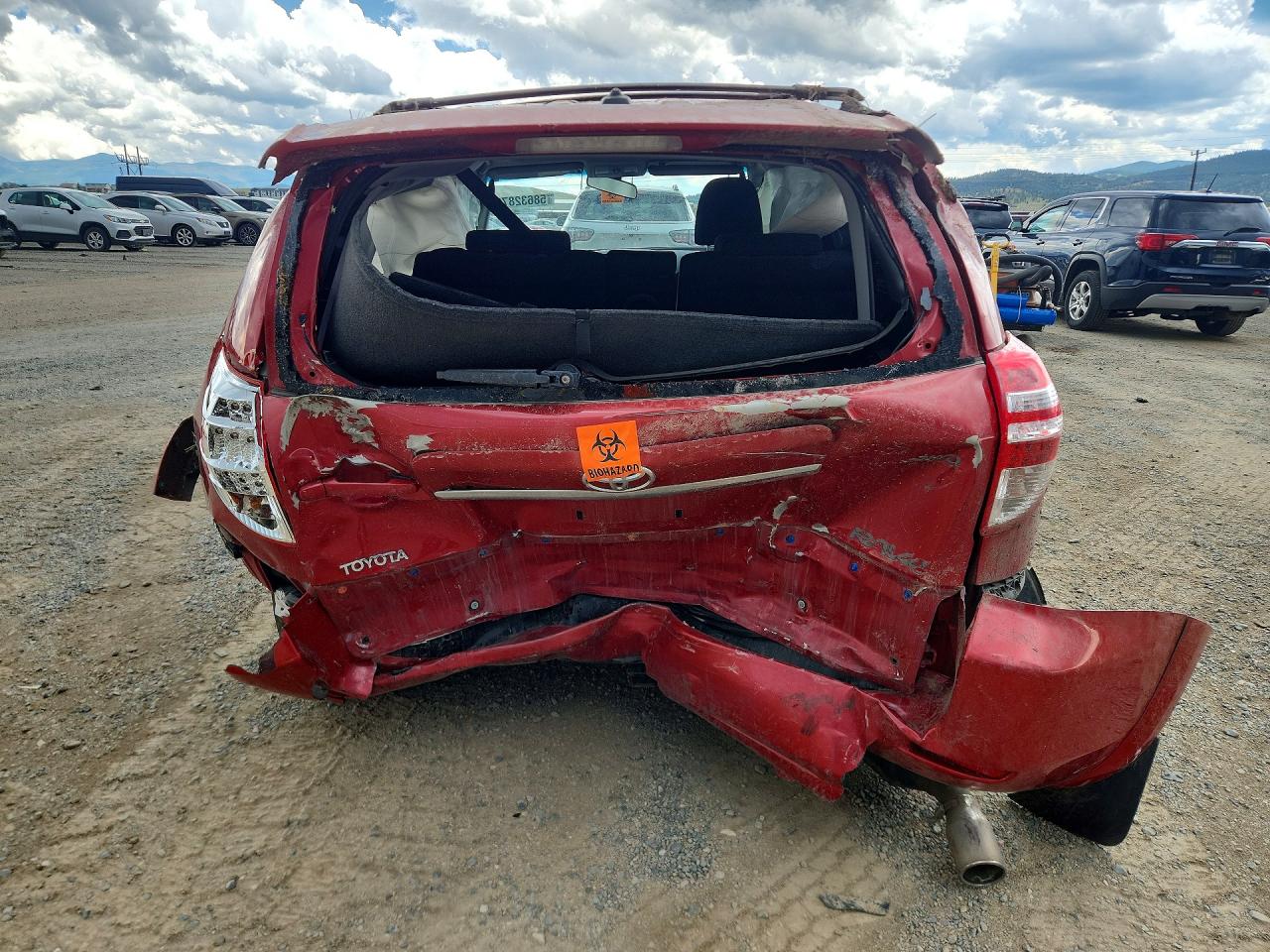 2010 Toyota Rav4 Sport Red vin: JTMRF4DV3A5030309