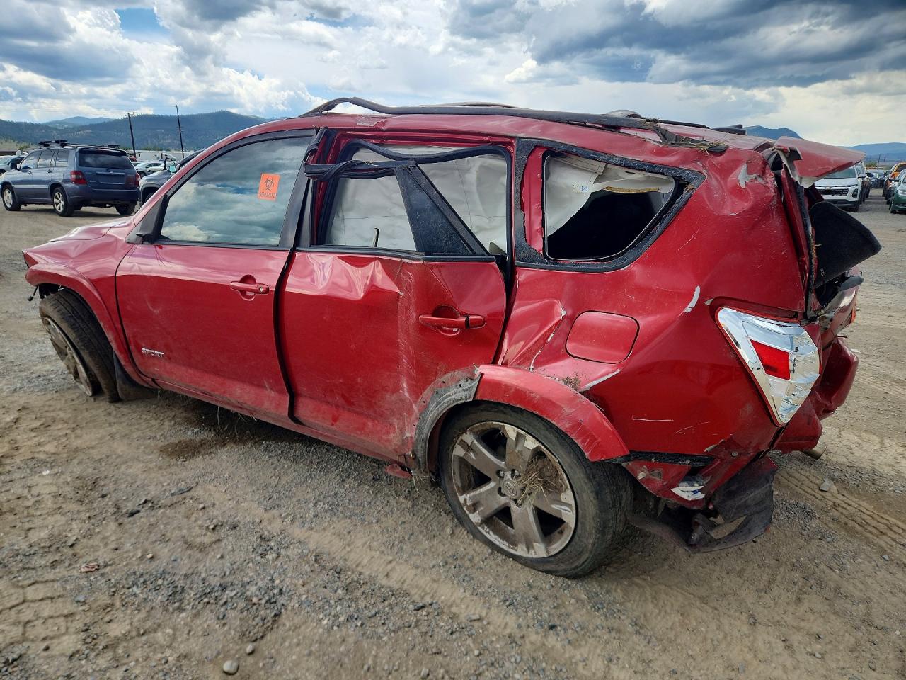 2010 Toyota Rav4 Sport Red vin: JTMRF4DV3A5030309