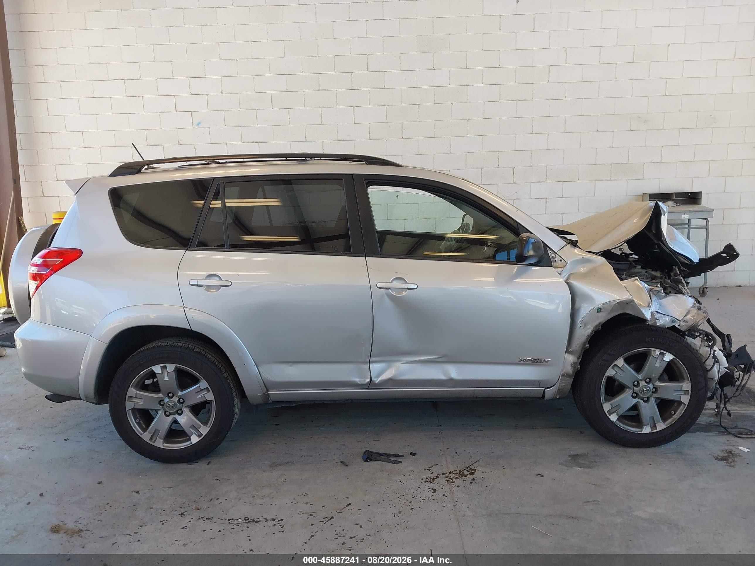 2010 Toyota Rav4 Sport Silver vin: JTMRF4DV3AD032180