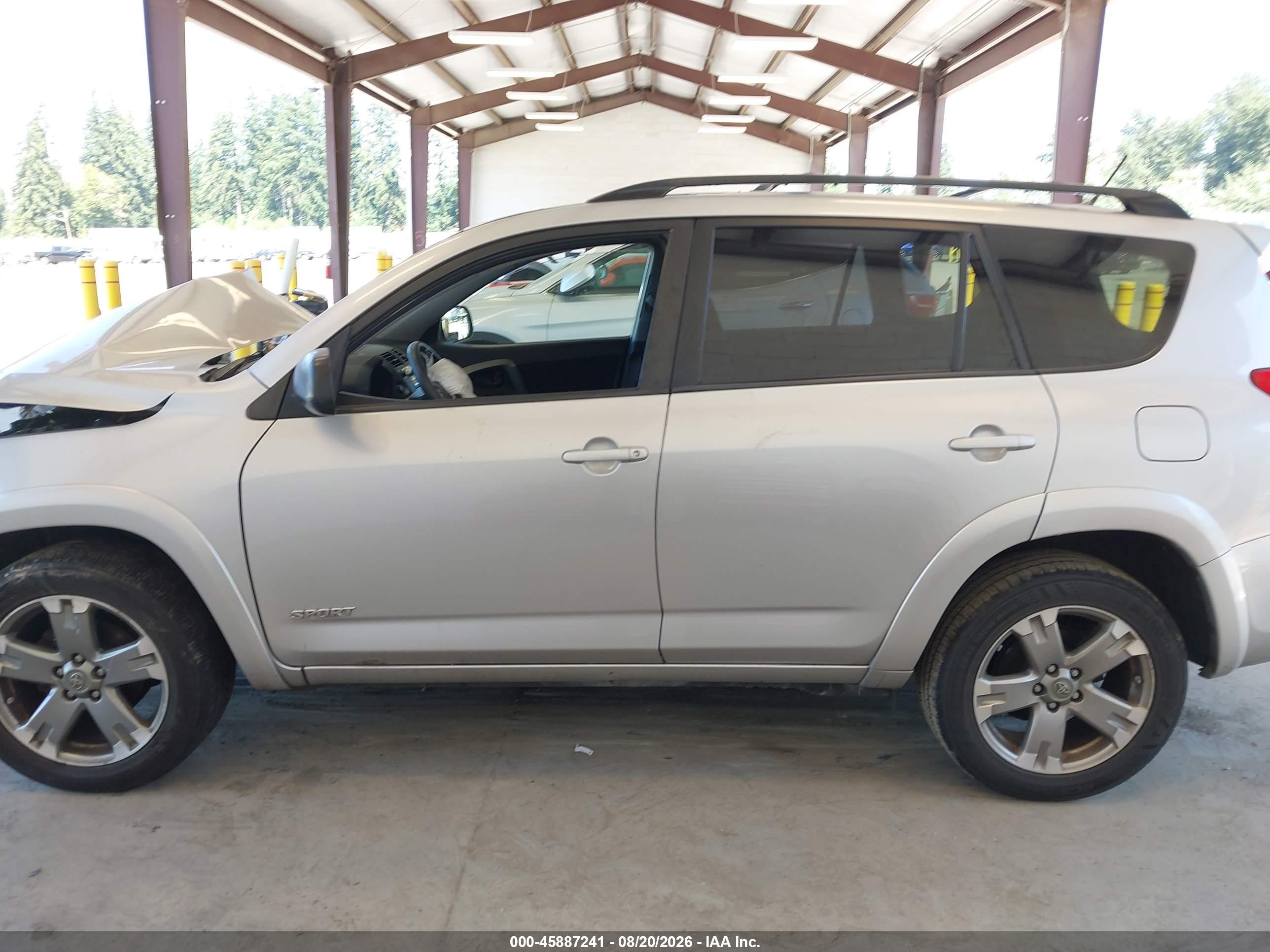 2010 Toyota Rav4 Sport Silver vin: JTMRF4DV3AD032180