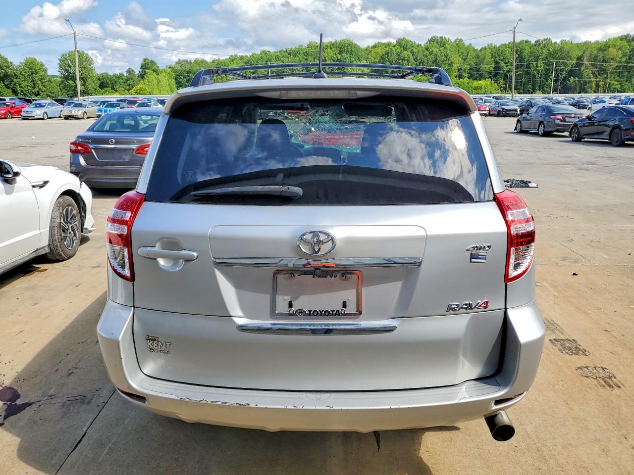 2011 Toyota Rav4 Sport Silver vin: JTMRF4DV3B5042994