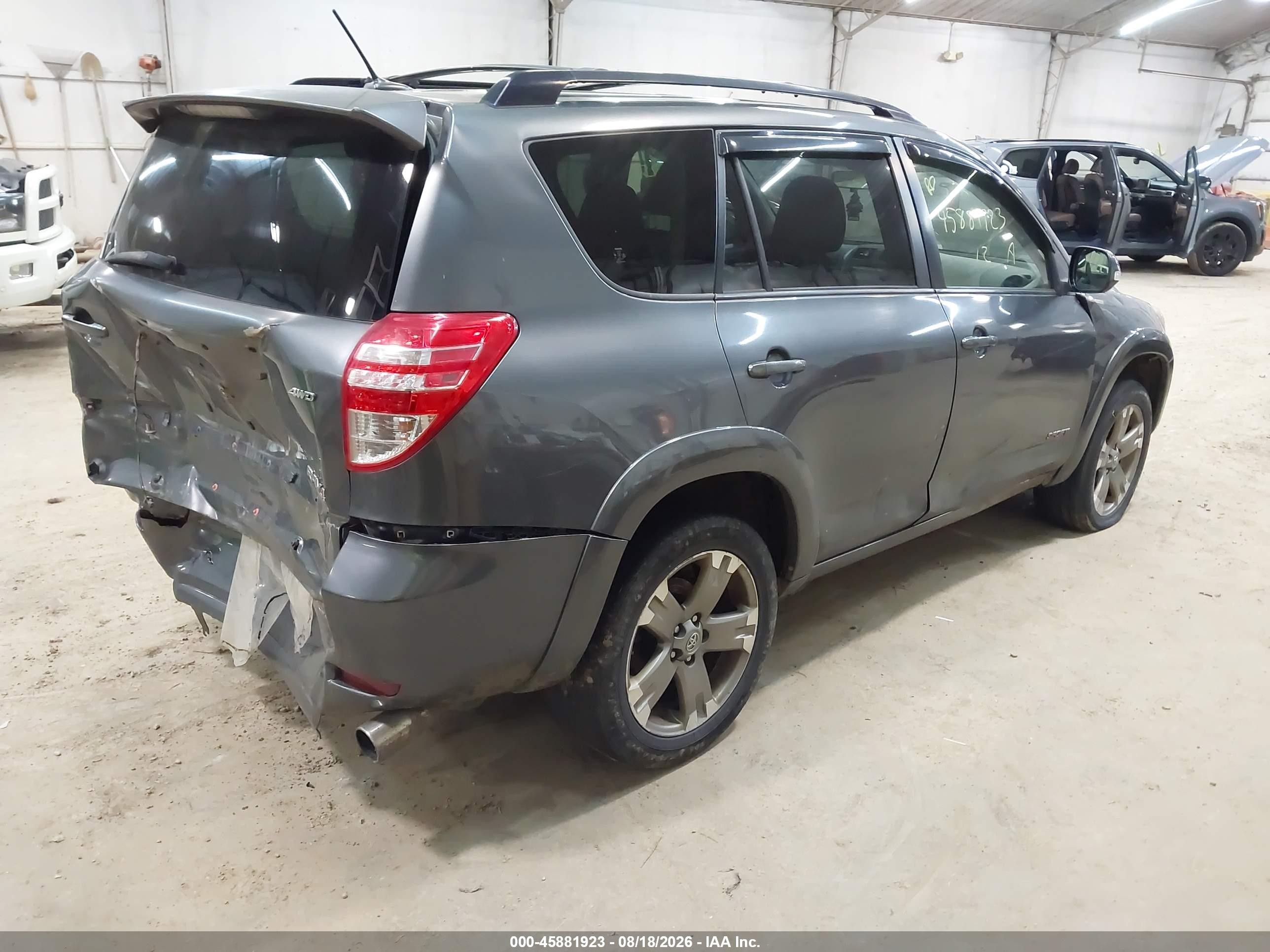 2012 Toyota Rav4 Sport Gray vin: JTMRF4DV3C5057402
