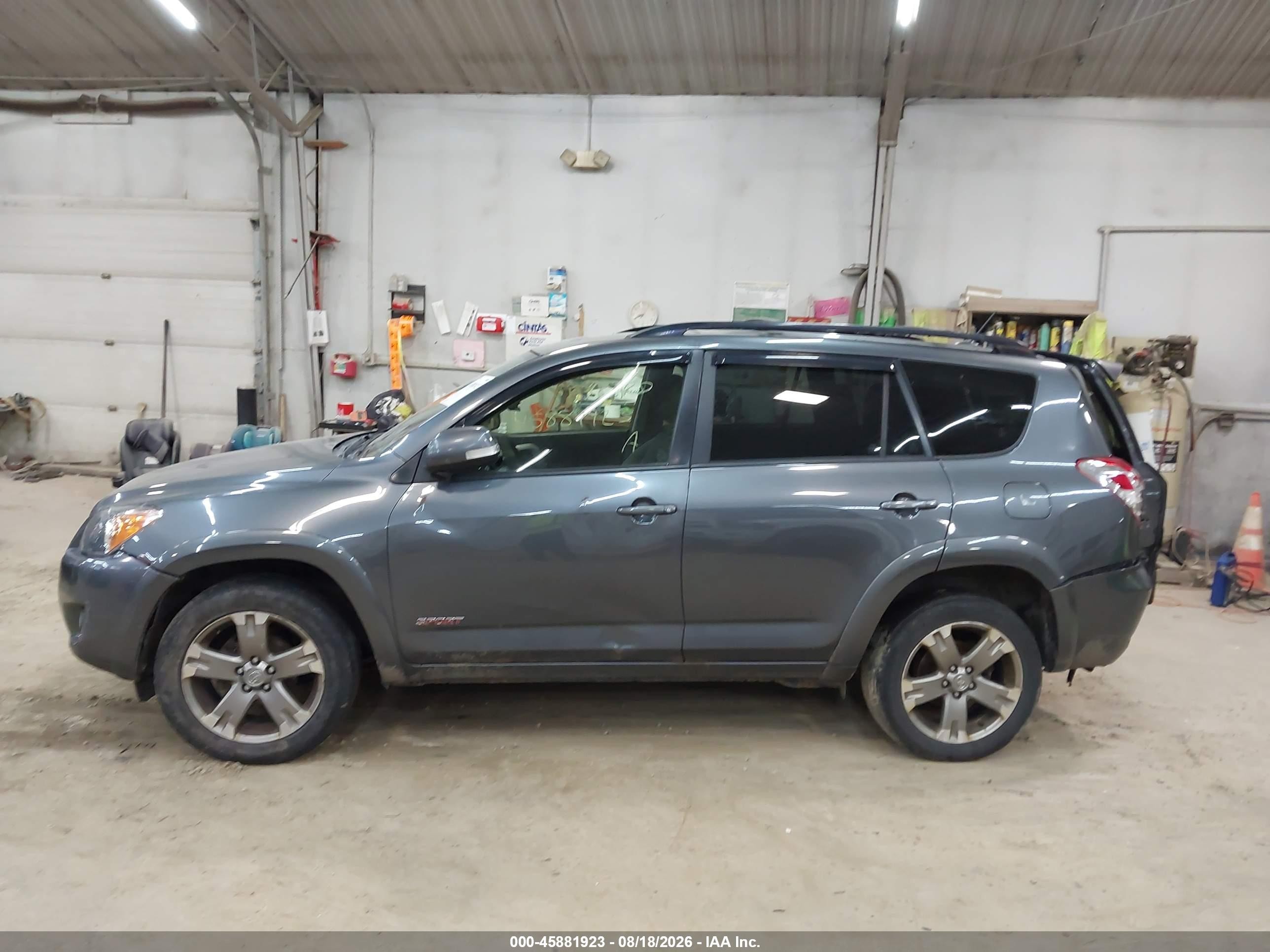 2012 Toyota Rav4 Sport Gray vin: JTMRF4DV3C5057402