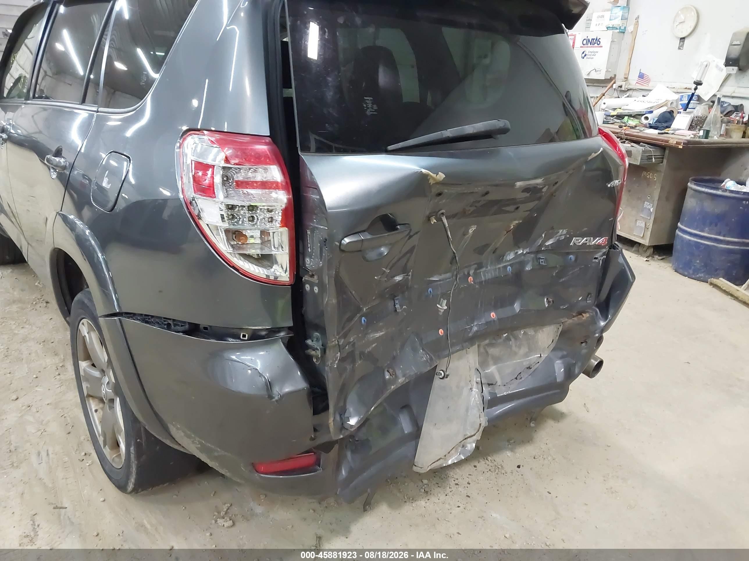 2012 Toyota Rav4 Sport Gray vin: JTMRF4DV3C5057402