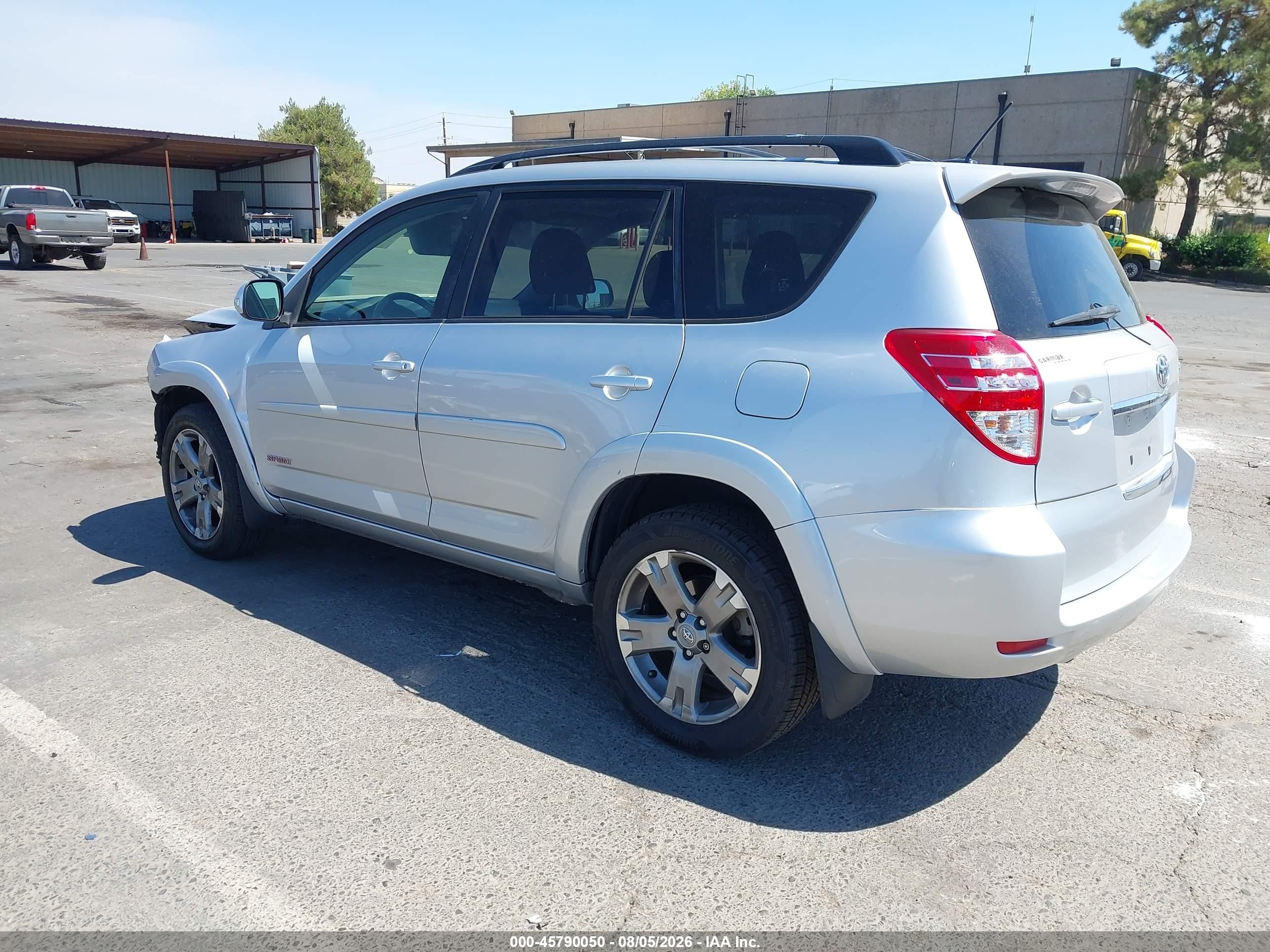 2012 Toyota Rav4 Sport Silver vin: JTMRF4DV3C5058162