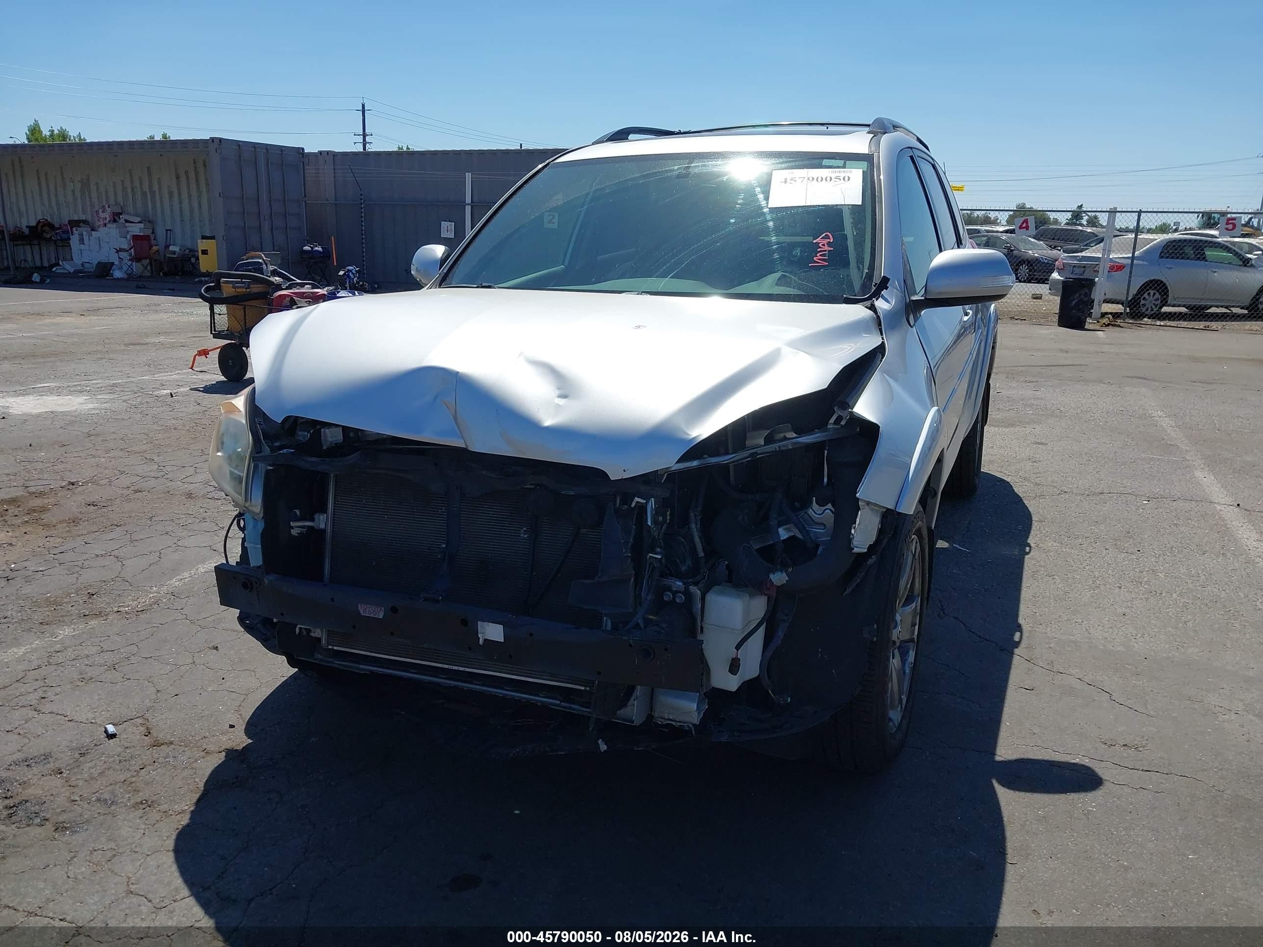2012 Toyota Rav4 Sport Silver vin: JTMRF4DV3C5058162