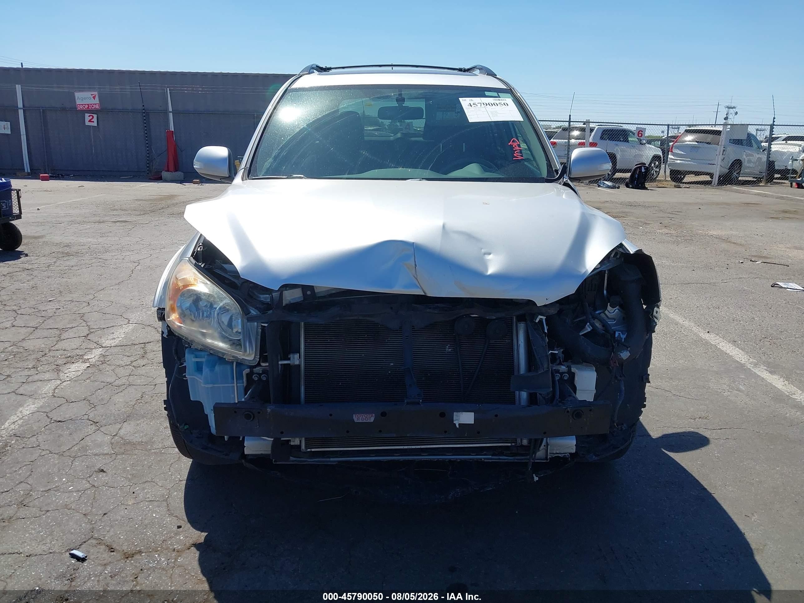 2012 Toyota Rav4 Sport Silver vin: JTMRF4DV3C5058162