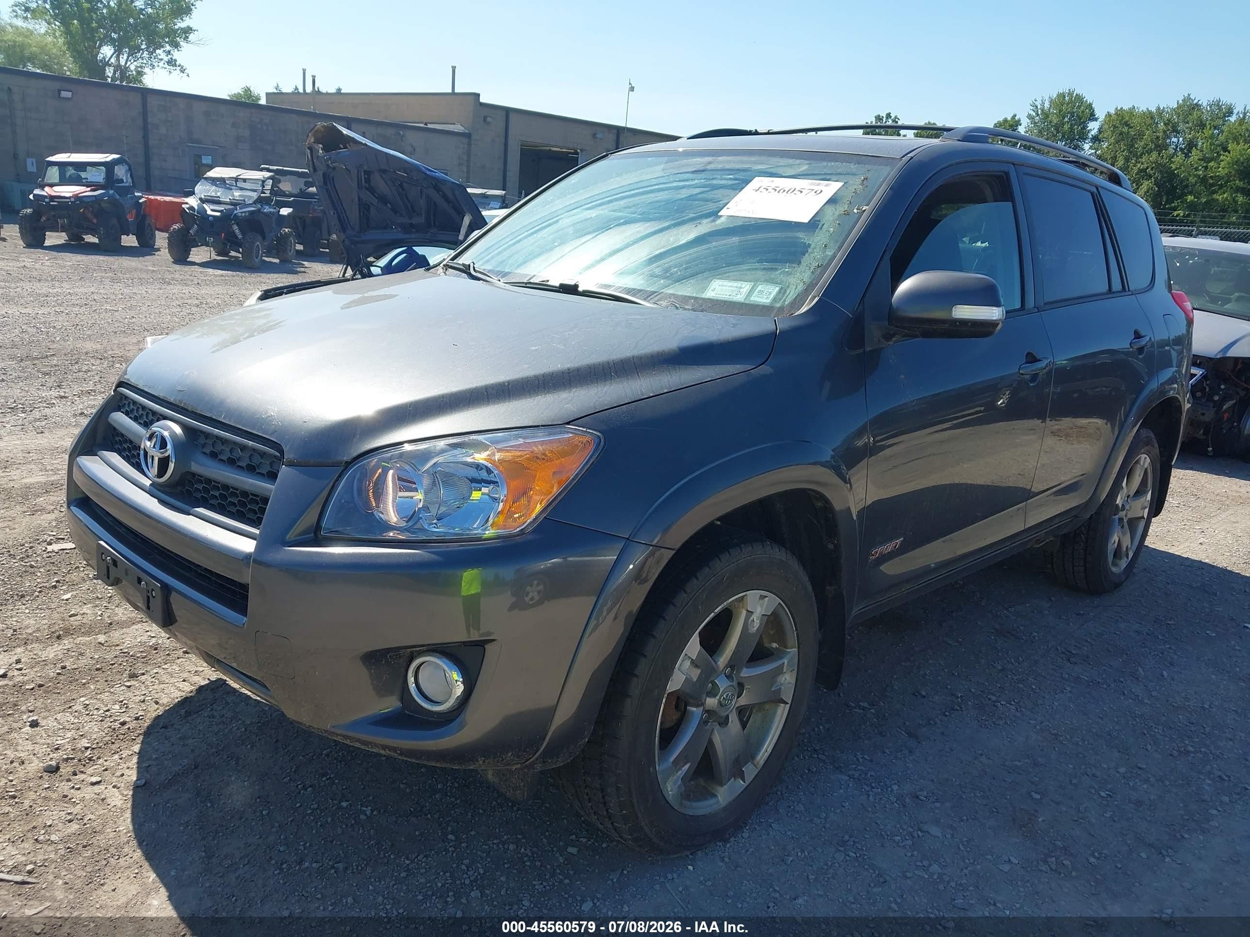 2010 Toyota Rav4 Sport Gray vin: JTMRF4DV5A5029596