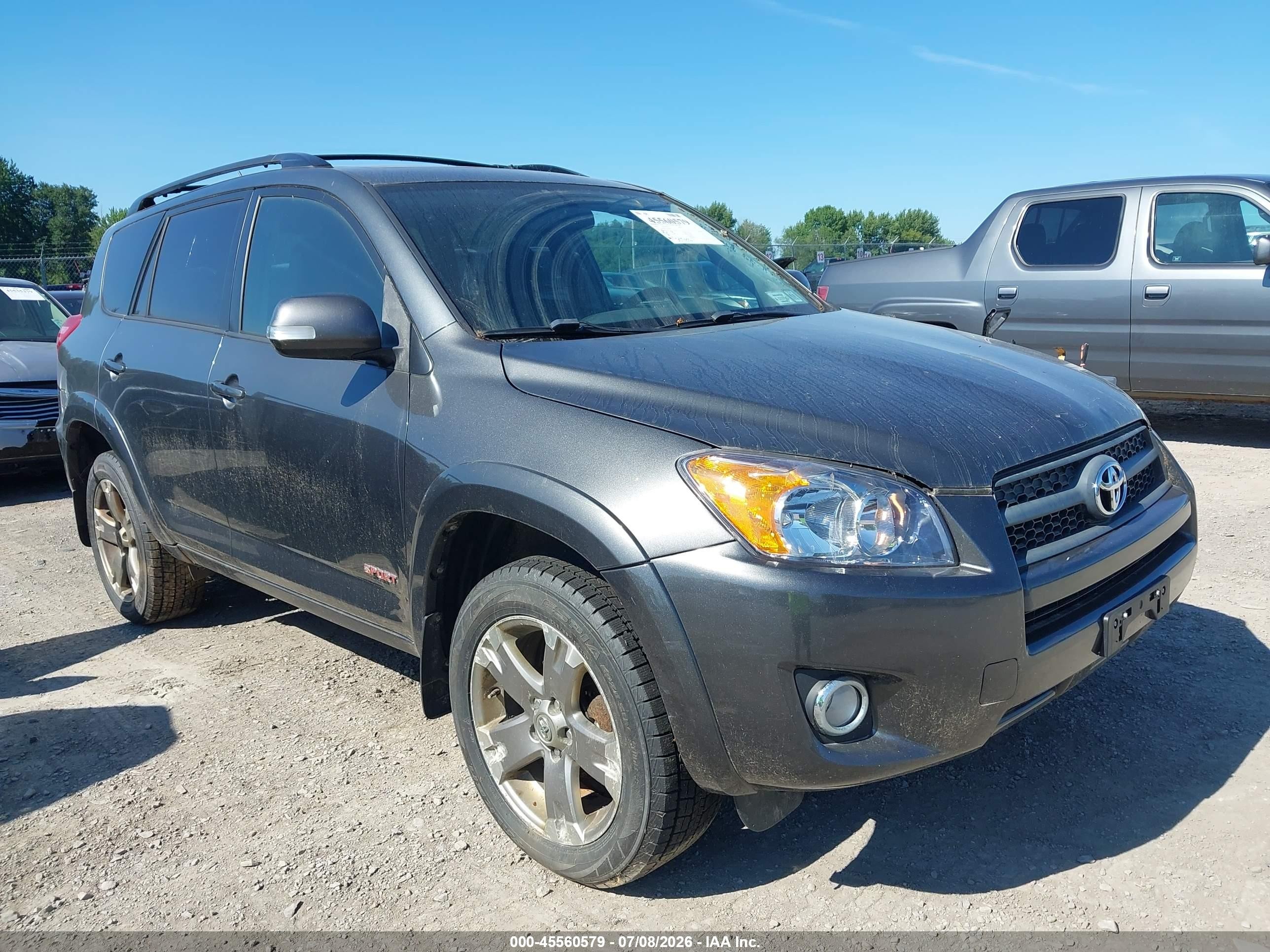 2010 Toyota Rav4 Sport Gray vin: JTMRF4DV5A5029596