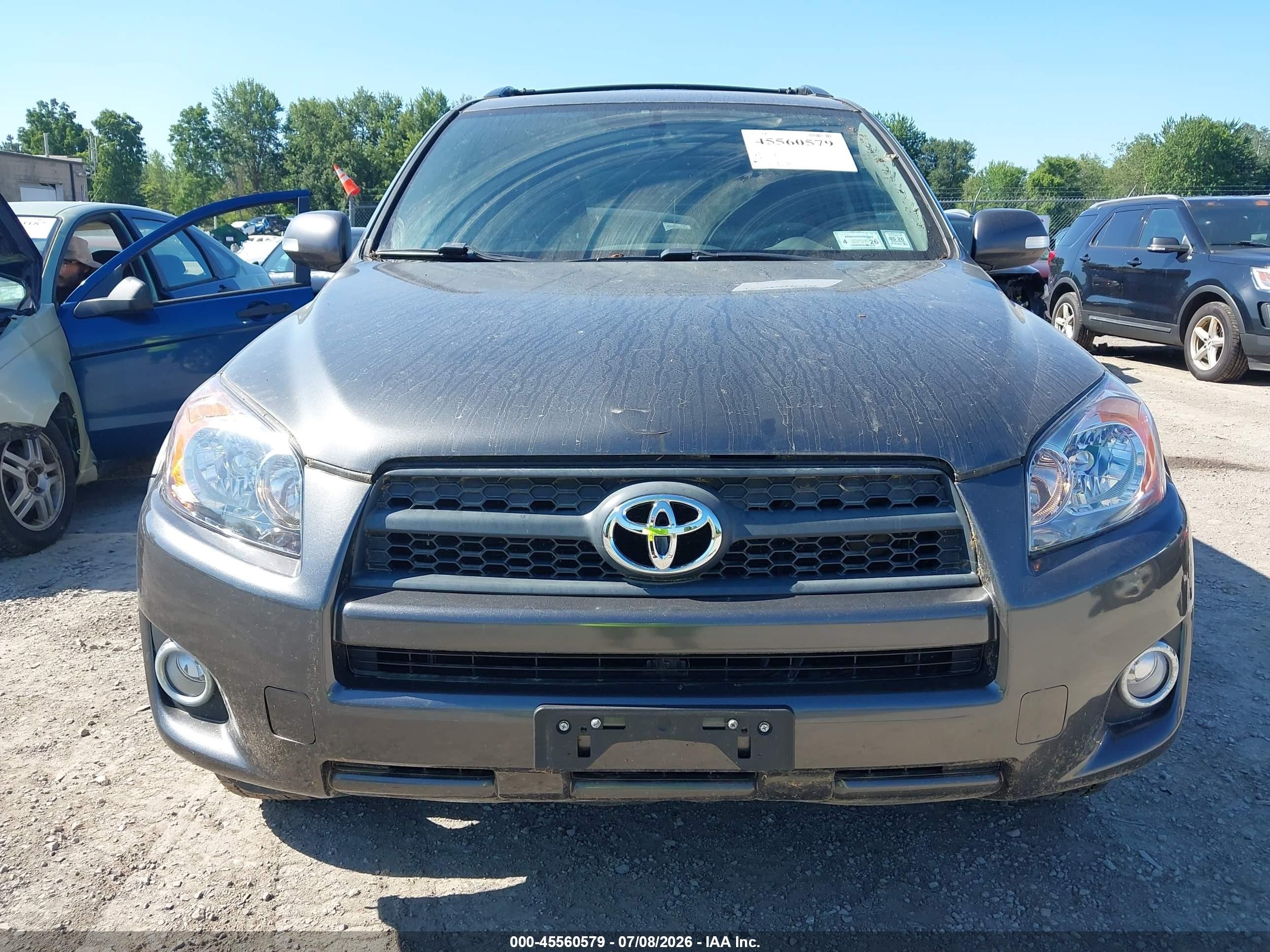 2010 Toyota Rav4 Sport Gray vin: JTMRF4DV5A5029596