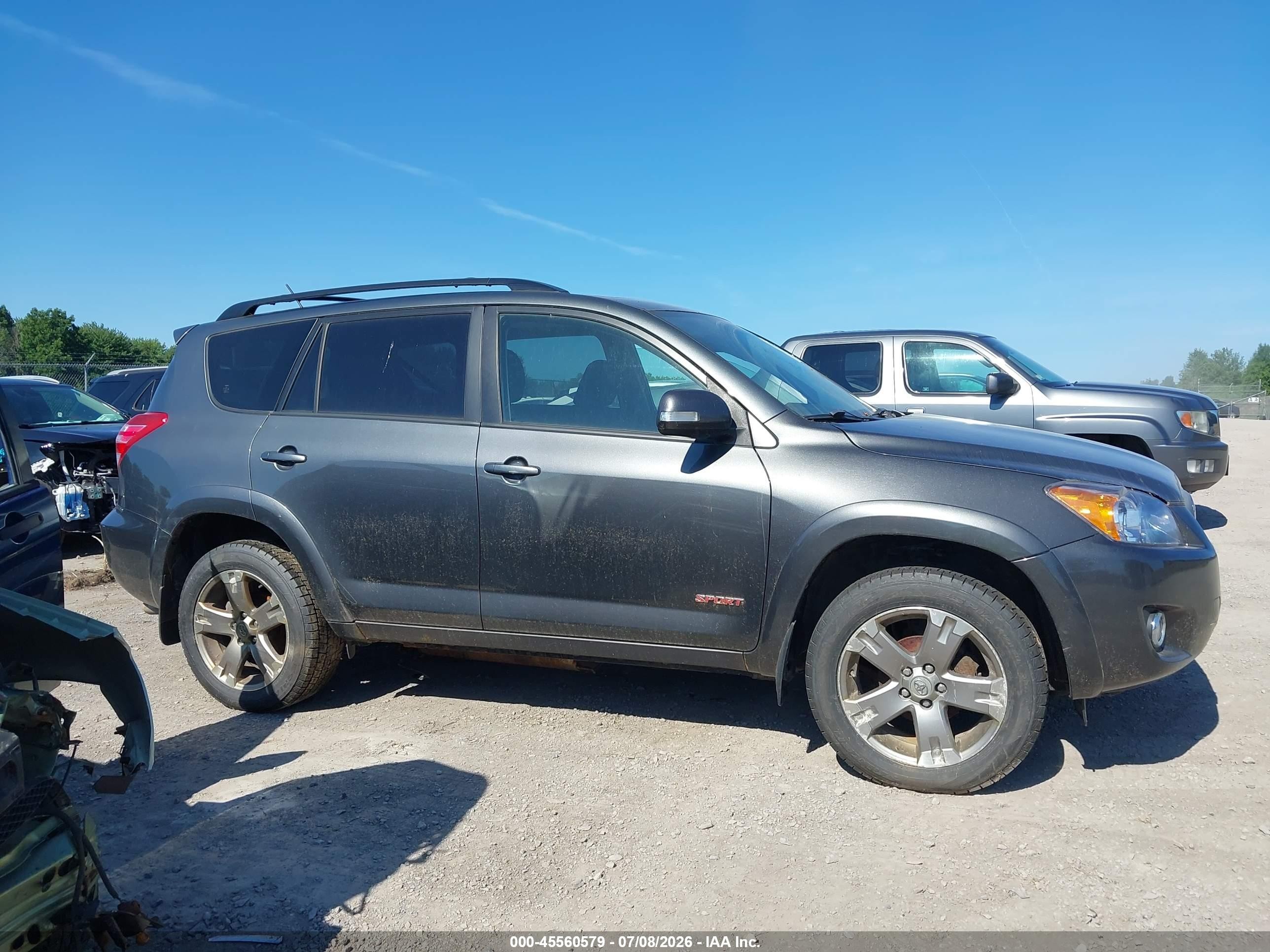 2010 Toyota Rav4 Sport Gray vin: JTMRF4DV5A5029596
