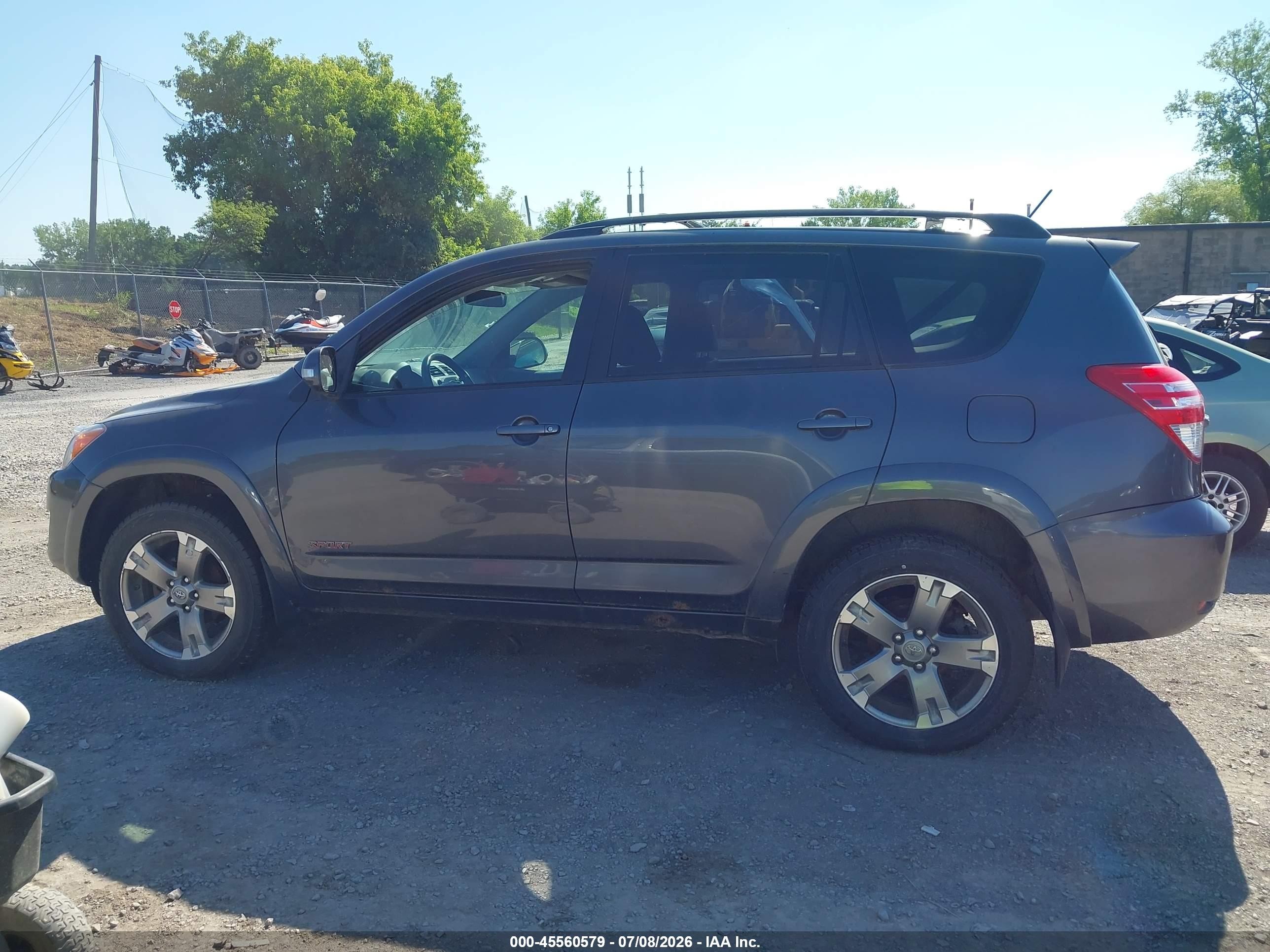 2010 Toyota Rav4 Sport Gray vin: JTMRF4DV5A5029596