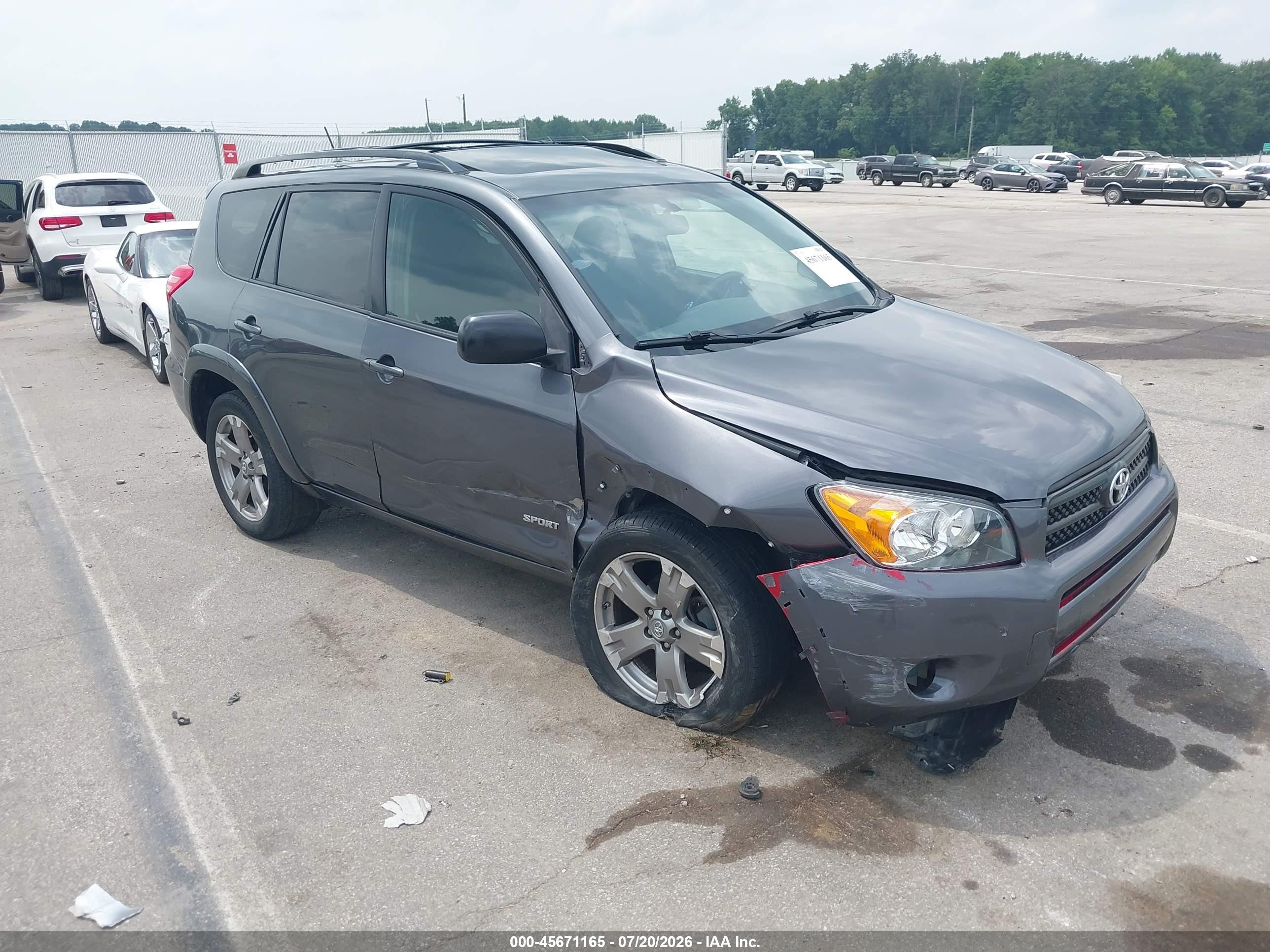 2010 Toyota Rav4 Sport Серый vin: JTMRF4DV6A5024150