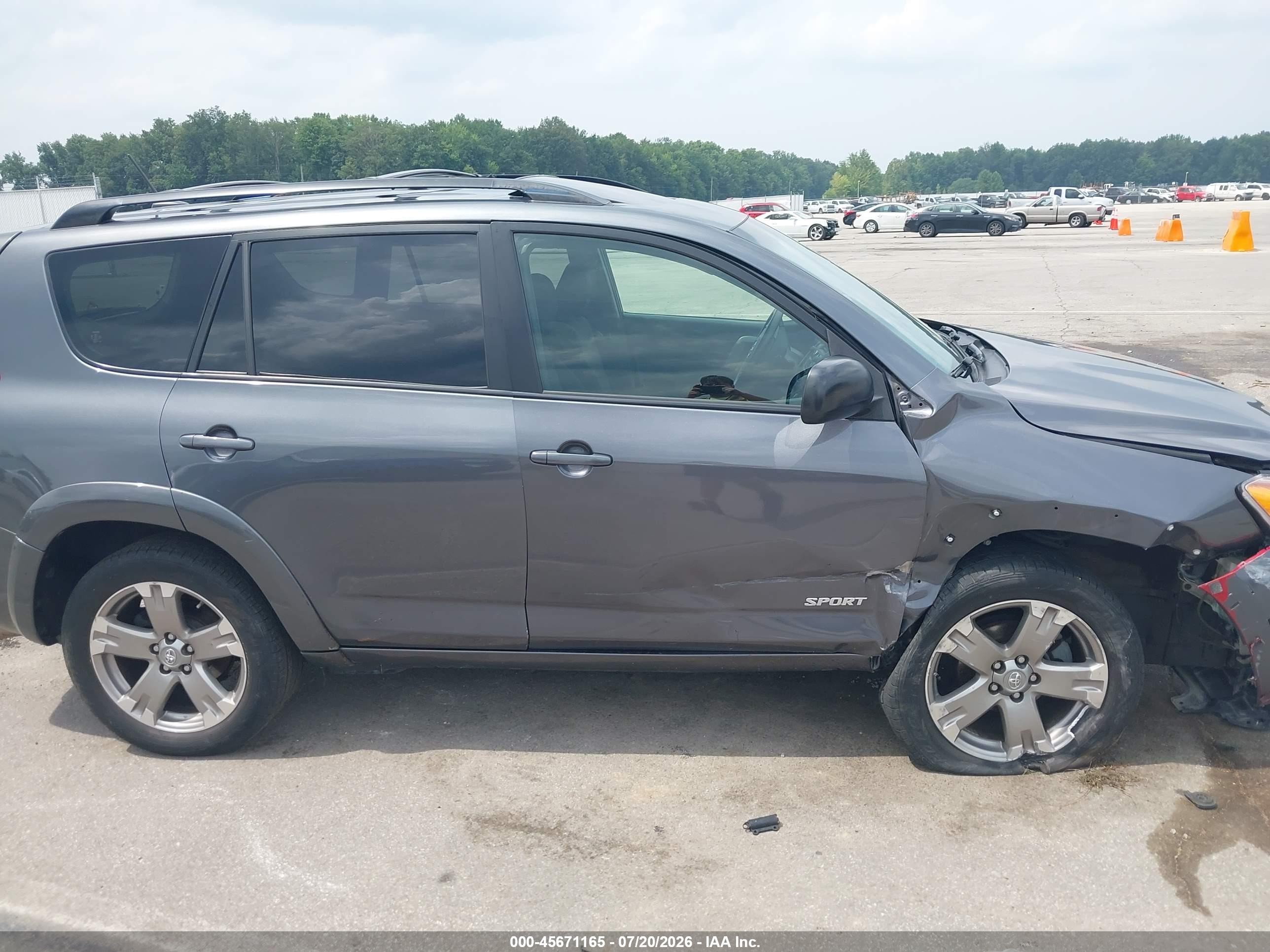 2010 Toyota Rav4 Sport Серый vin: JTMRF4DV6A5024150