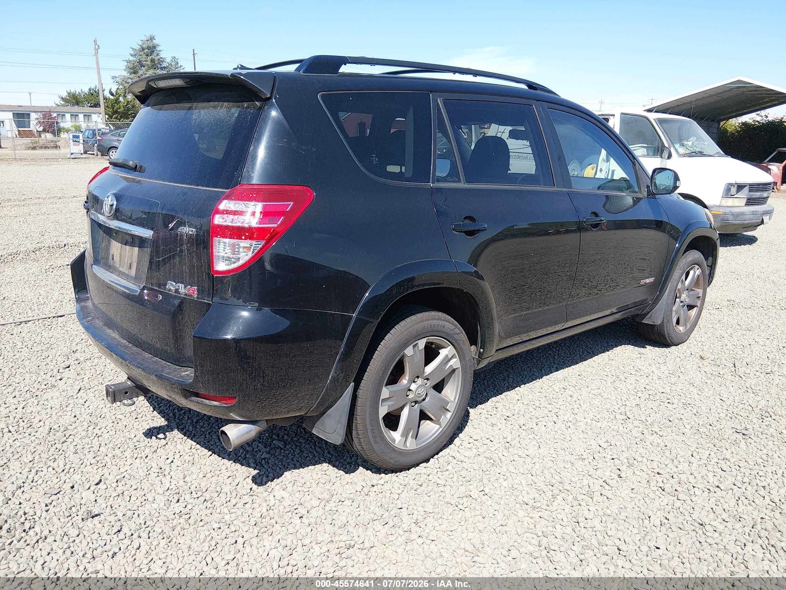 2010 Toyota Rav4 Sport Black vin: JTMRF4DV6A5030420