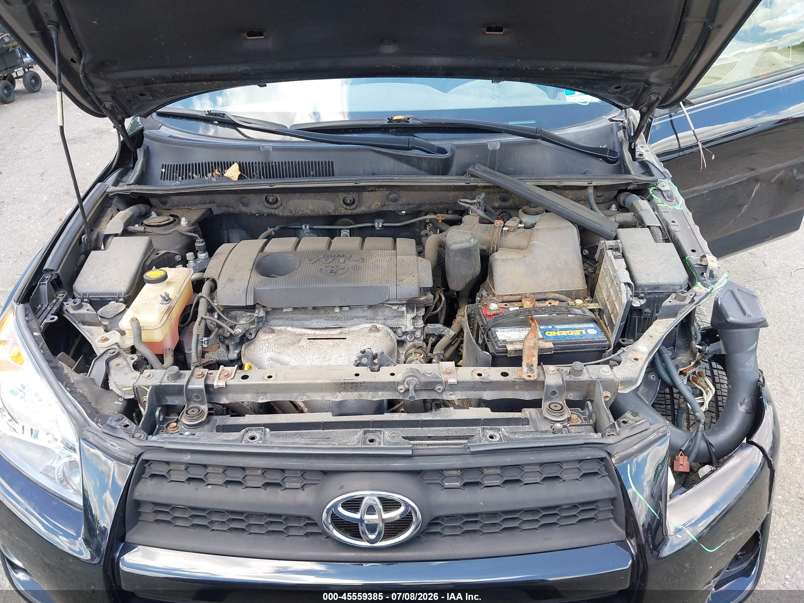 2012 Toyota Rav4 Sport Black vin: JTMRF4DV6C5051495