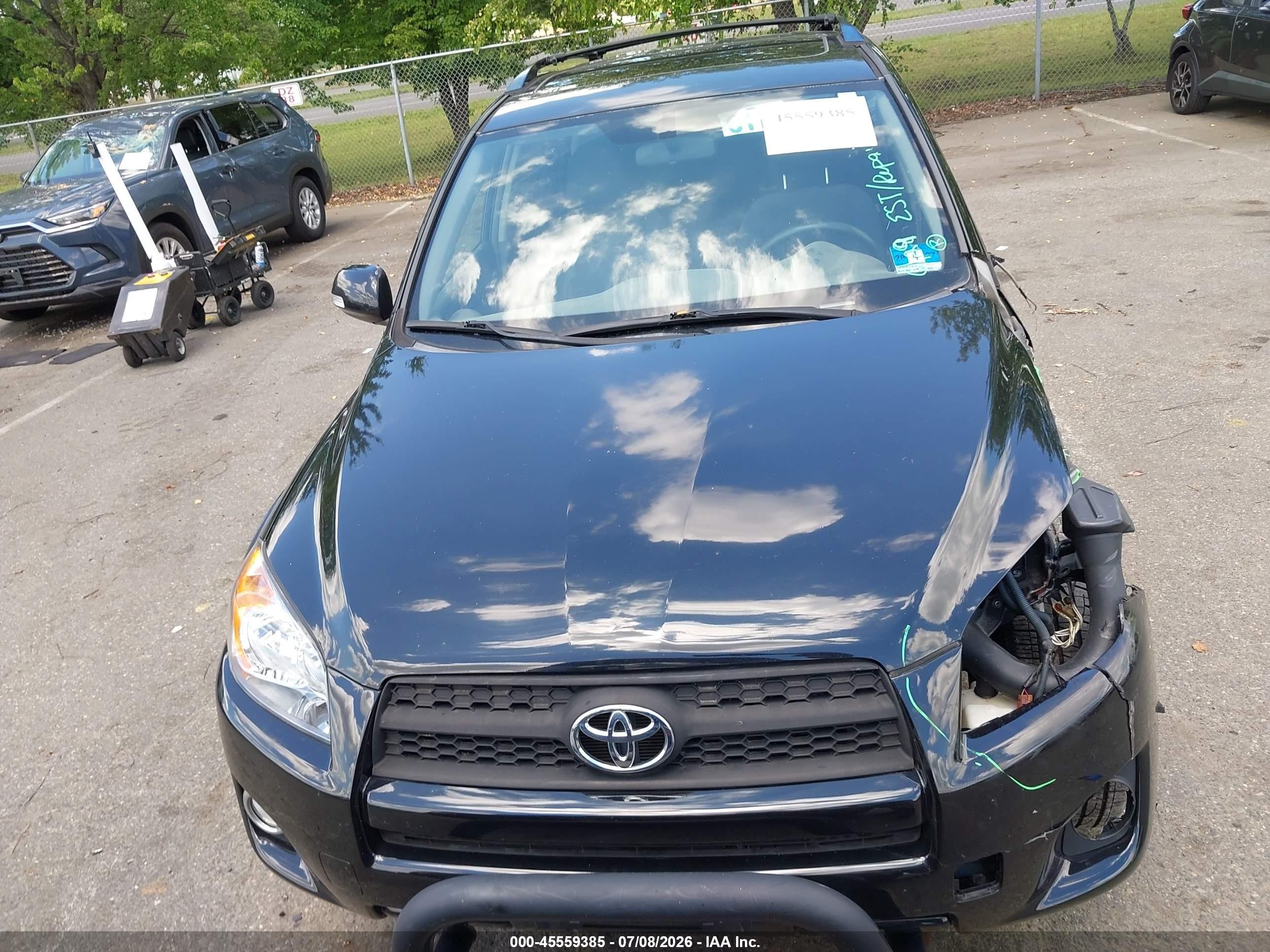 2012 Toyota Rav4 Sport Black vin: JTMRF4DV6C5051495