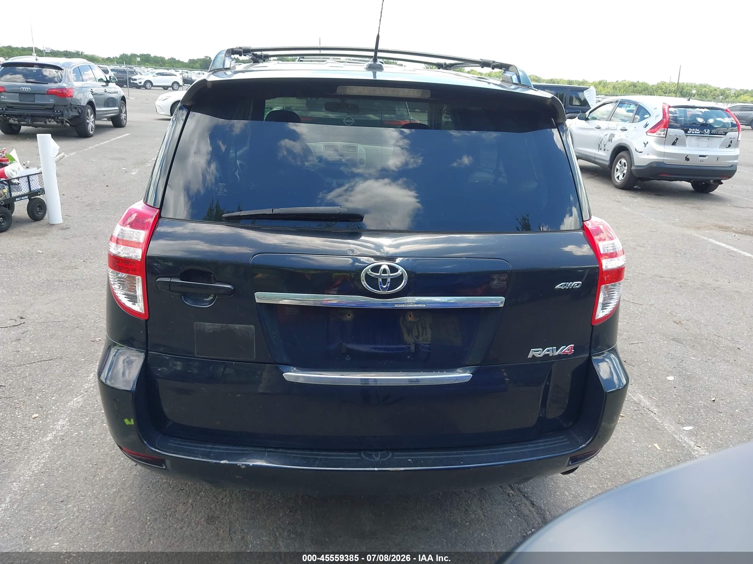 2012 Toyota Rav4 Sport Black vin: JTMRF4DV6C5051495