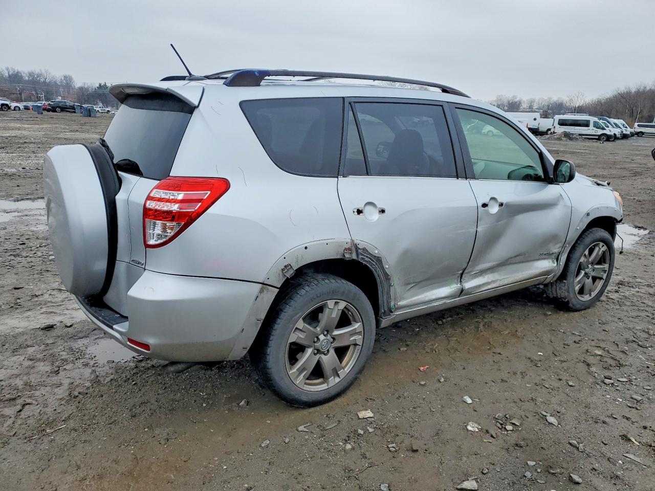 2012 Toyota Rav4 Sport Silver vin: JTMRF4DV7C5054261