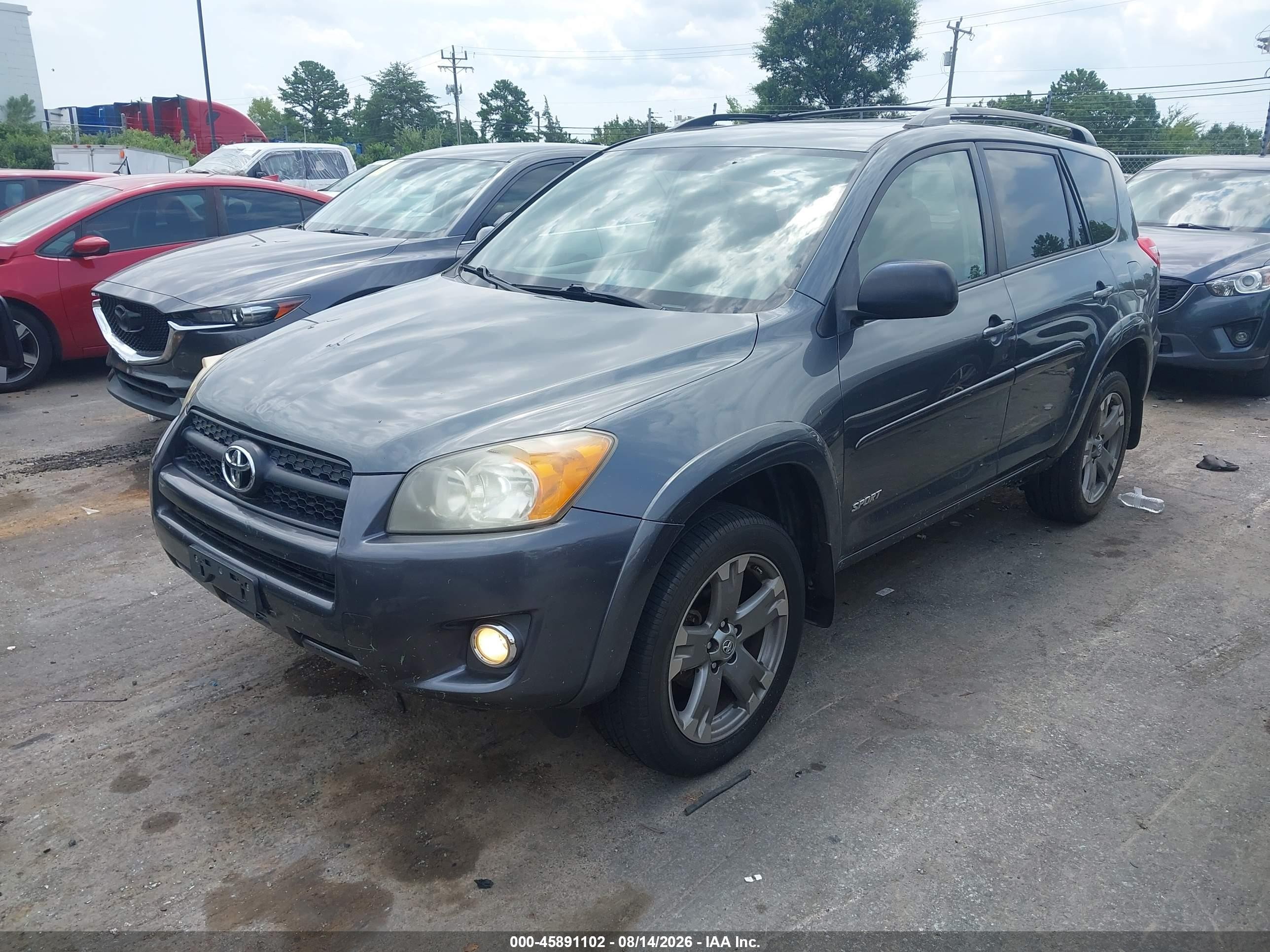 2010 Toyota Rav4 Sport Gray vin: JTMRF4DV8A5018656