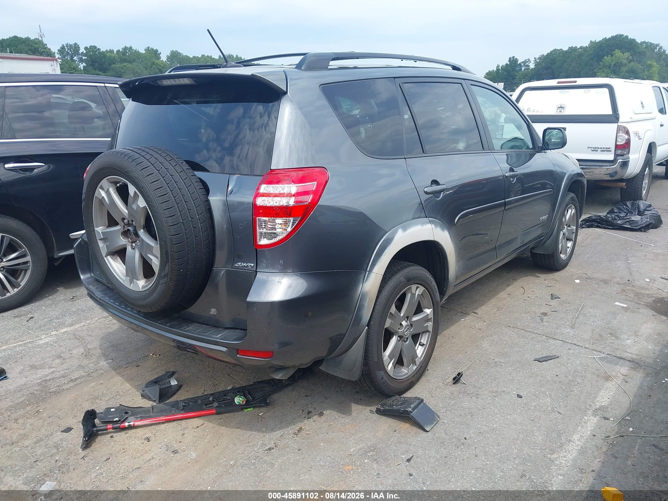 2010 Toyota Rav4 Sport Gray vin: JTMRF4DV8A5018656
