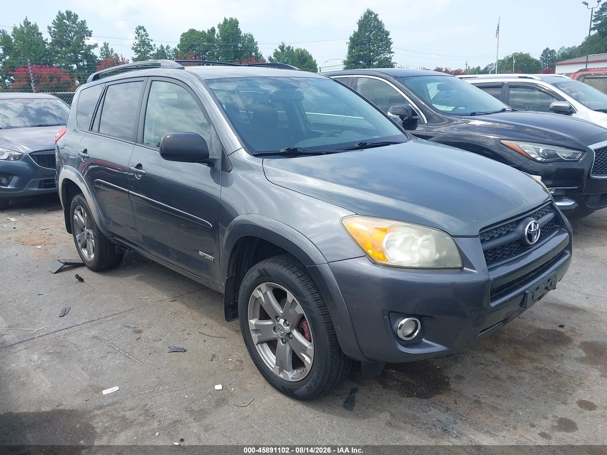 2010 Toyota Rav4 Sport Gray vin: JTMRF4DV8A5018656